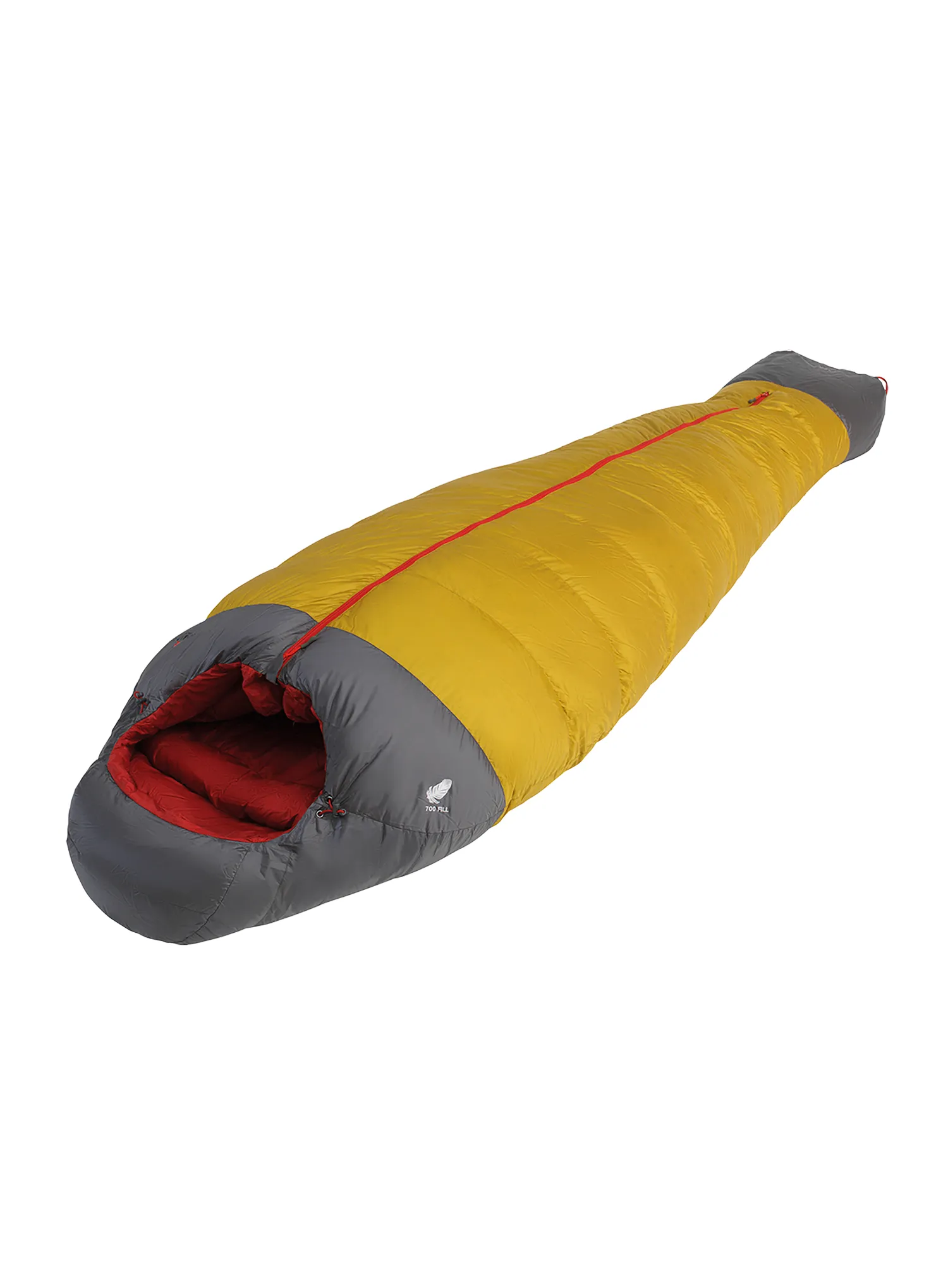 Péřový spacák Robens Couloir 750 (195 cm) - grey/yellow