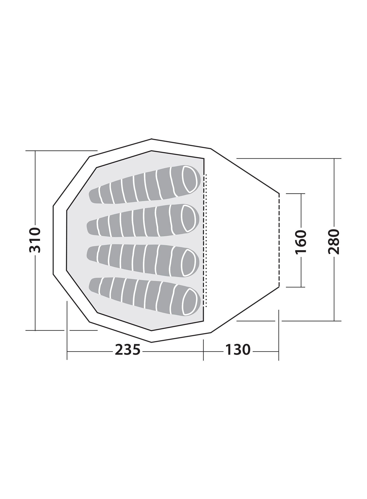 Stan pro 4 Robens Green Cone PRS