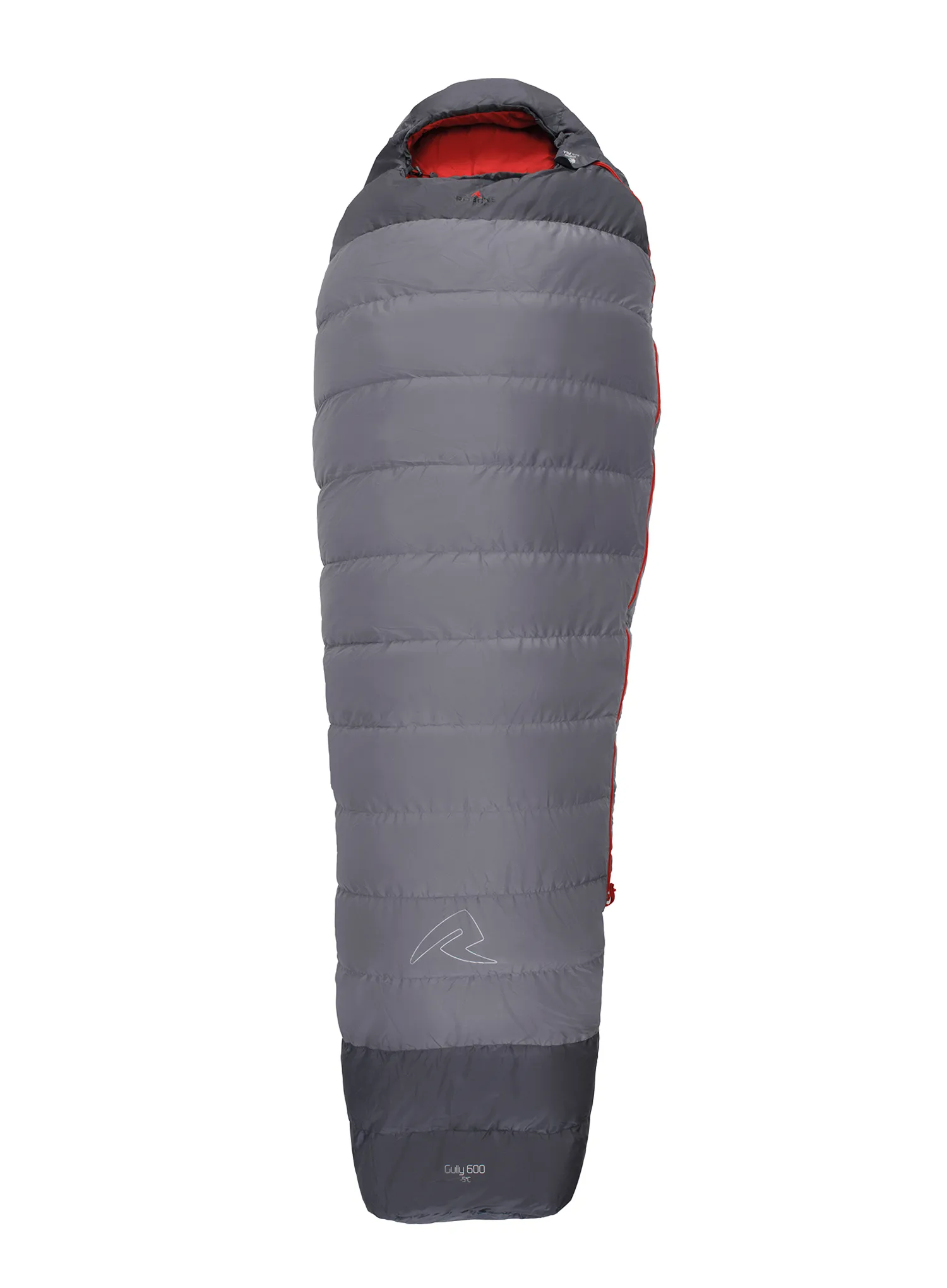 Péřový spacák Robens Gully 600 (195 cm) - gray
