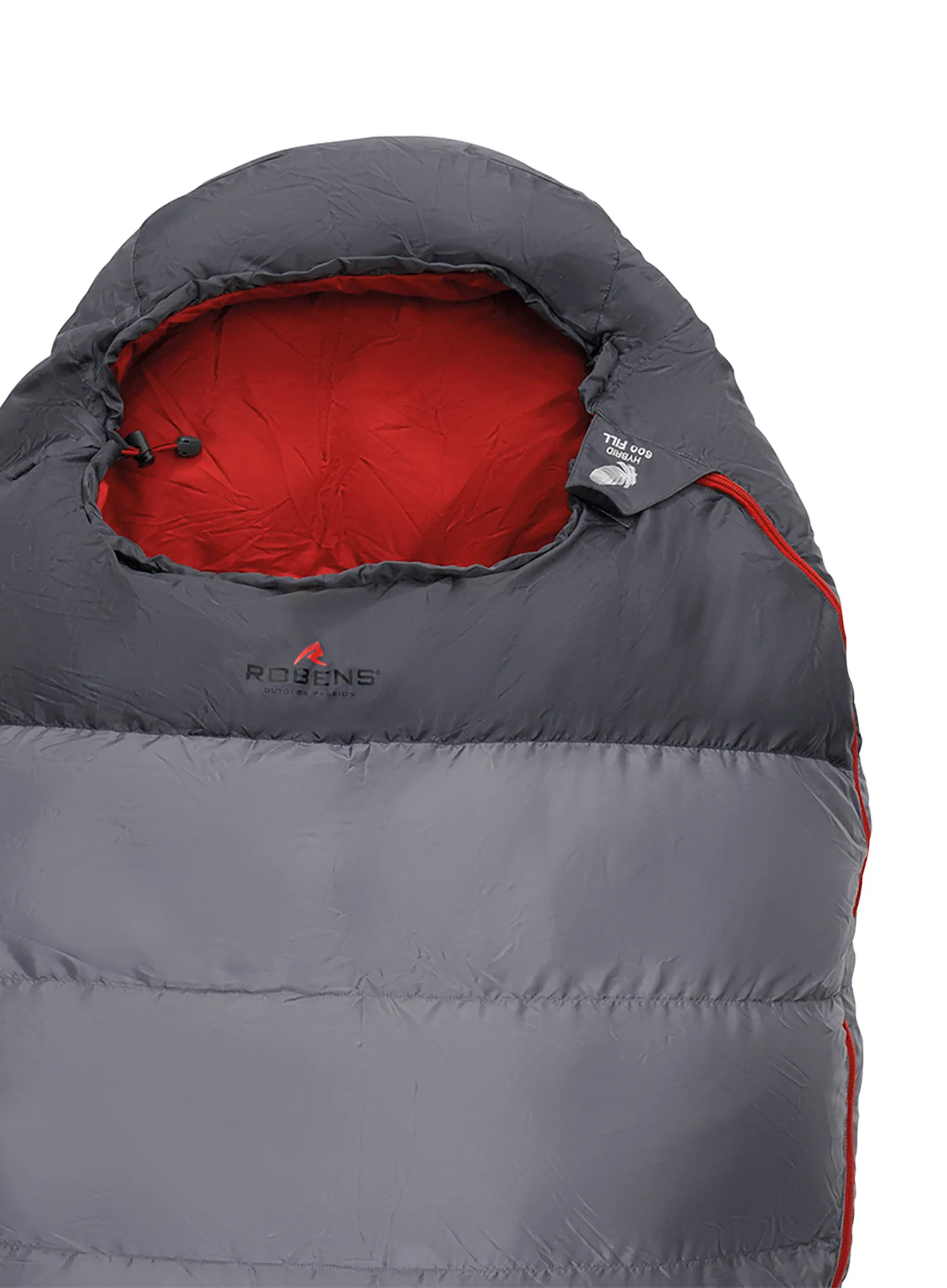 Péřový spacák Robens Gully 600 (195 cm) - gray