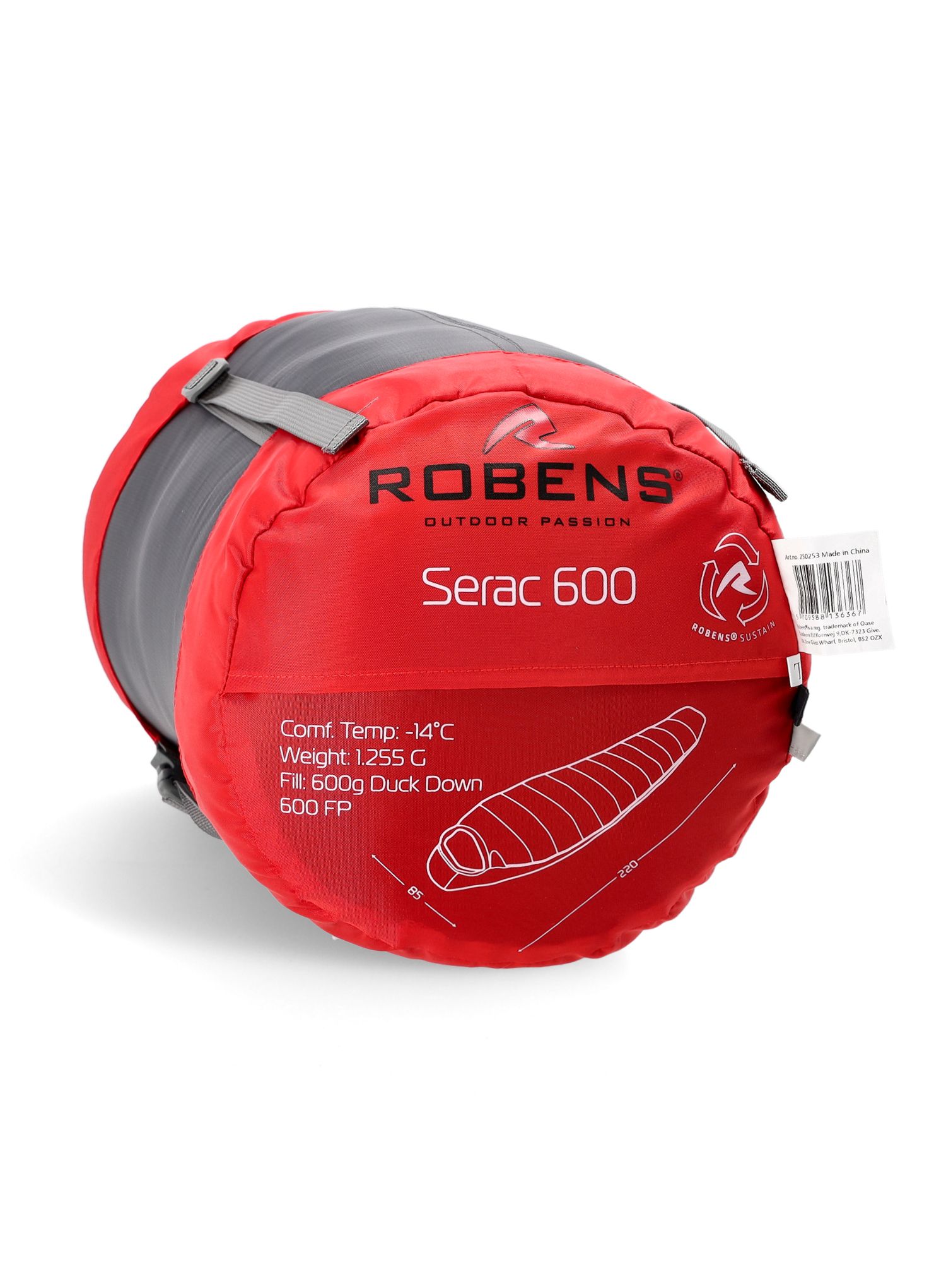 Péřový spacák Robens SERAC 600 -14C (195 cm)