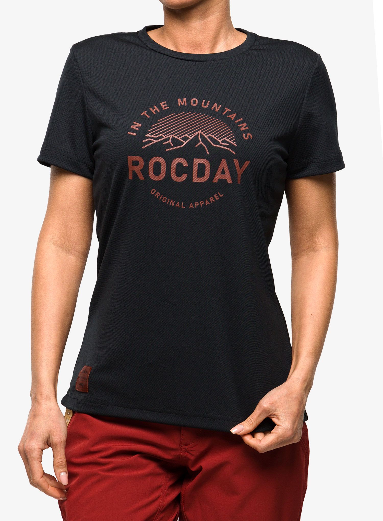 Dámské cyklistické triko Rocday Monty - black/red