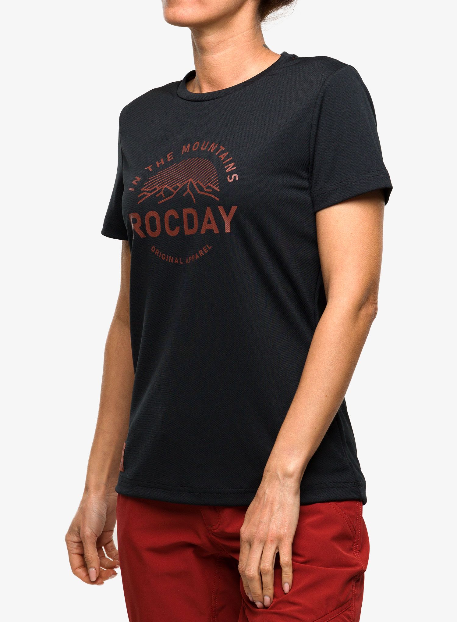 Dámské cyklistické triko Rocday Monty - black/red