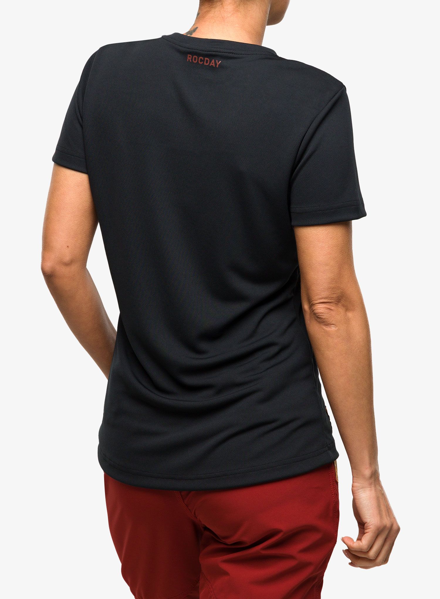 Dámské cyklistické triko Rocday Monty - black/red