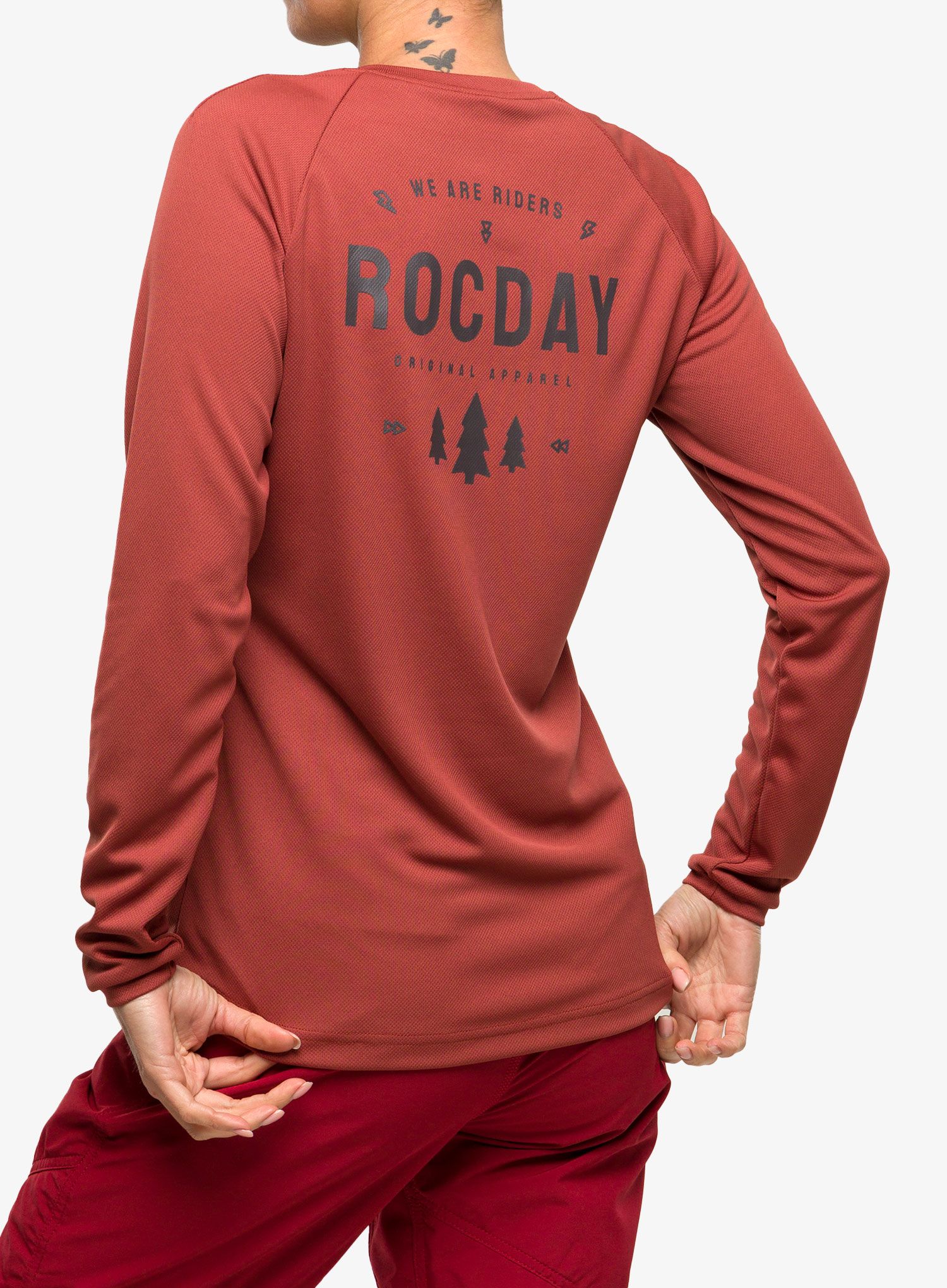 Cyklistická mikina dámská Rocday Patrol - red
