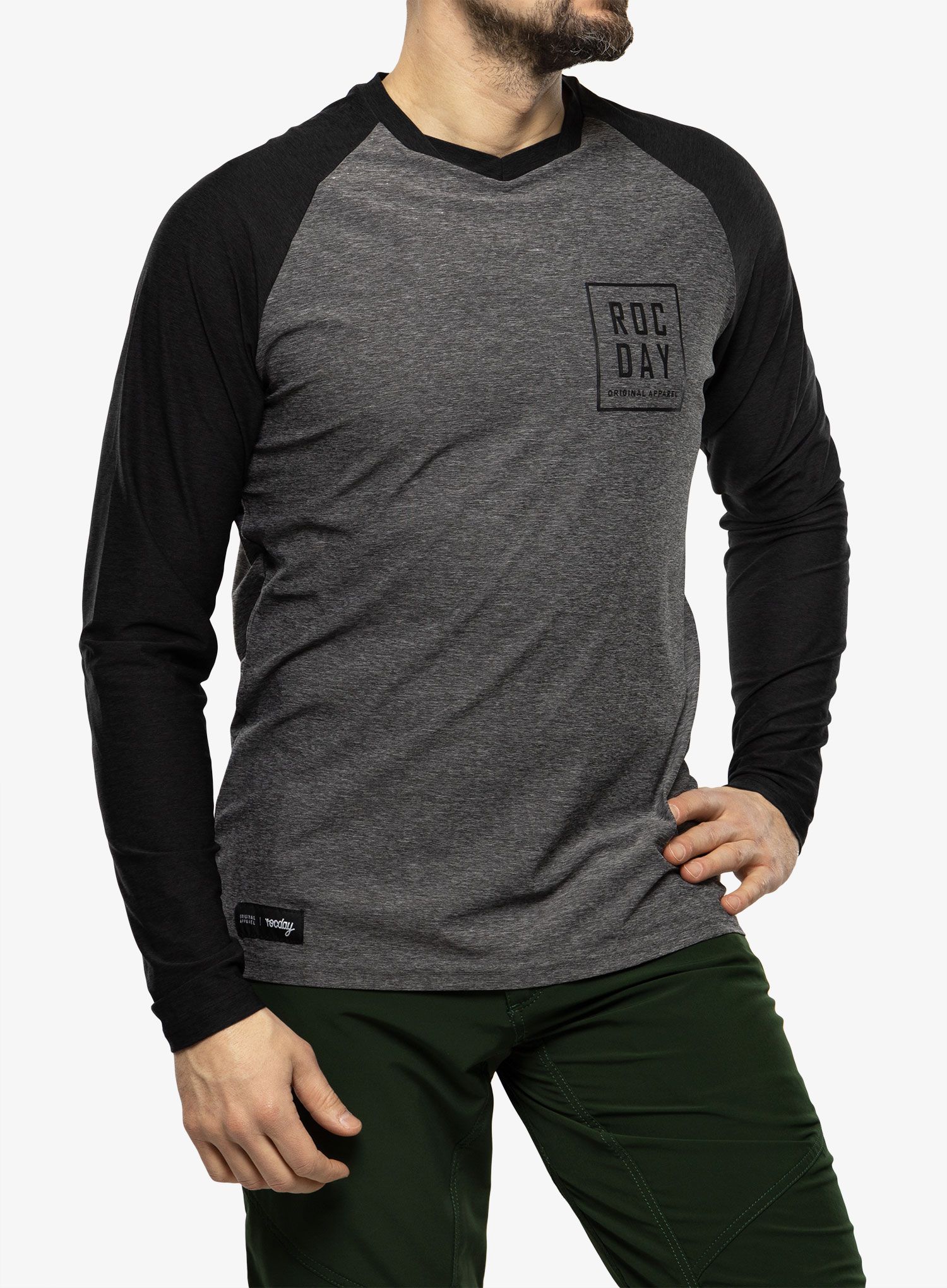 Mikina bez kapuce Rocday Stage - black/grey