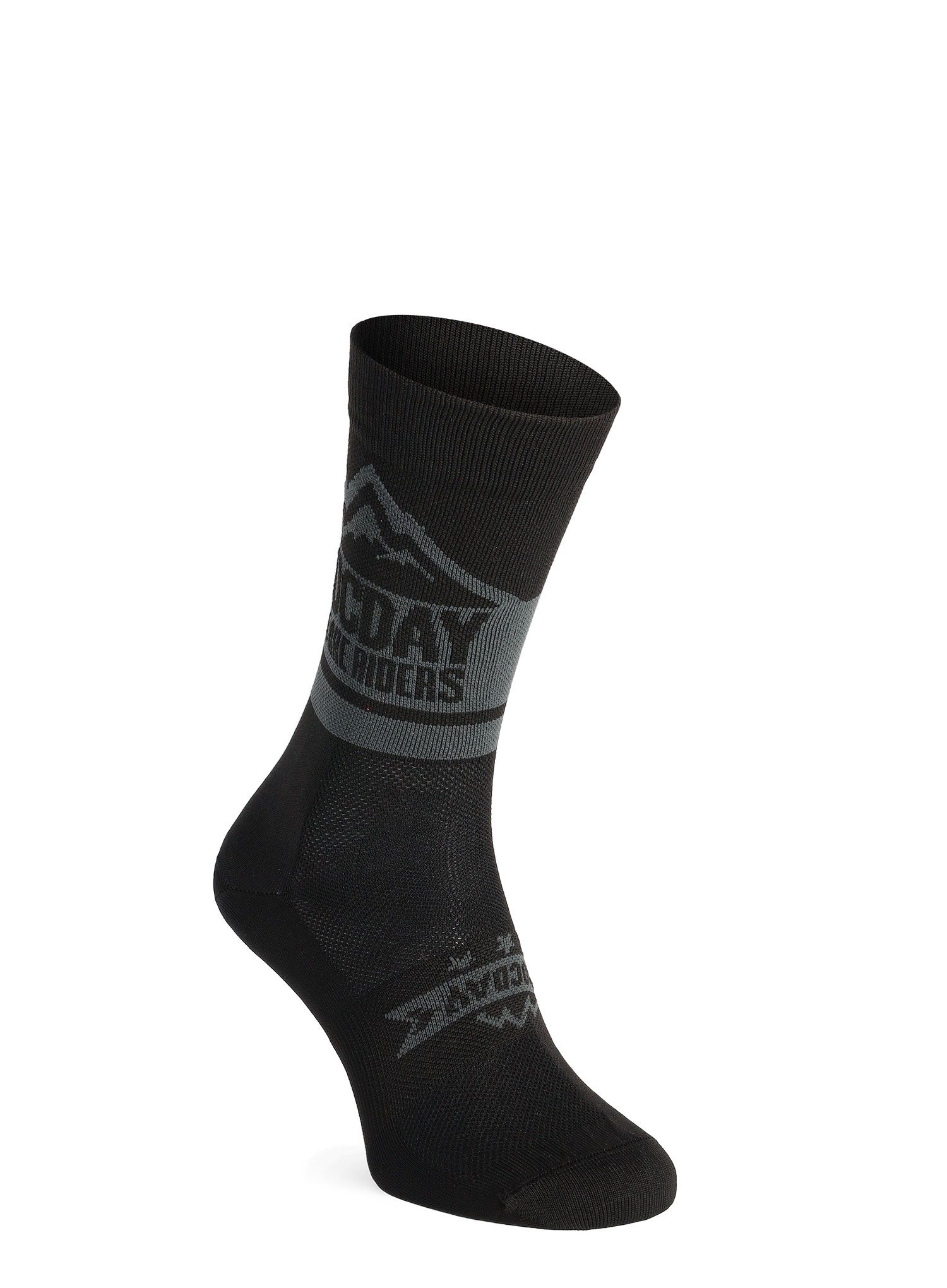 Cyklistické ponožky Rocday Trail - black/grey