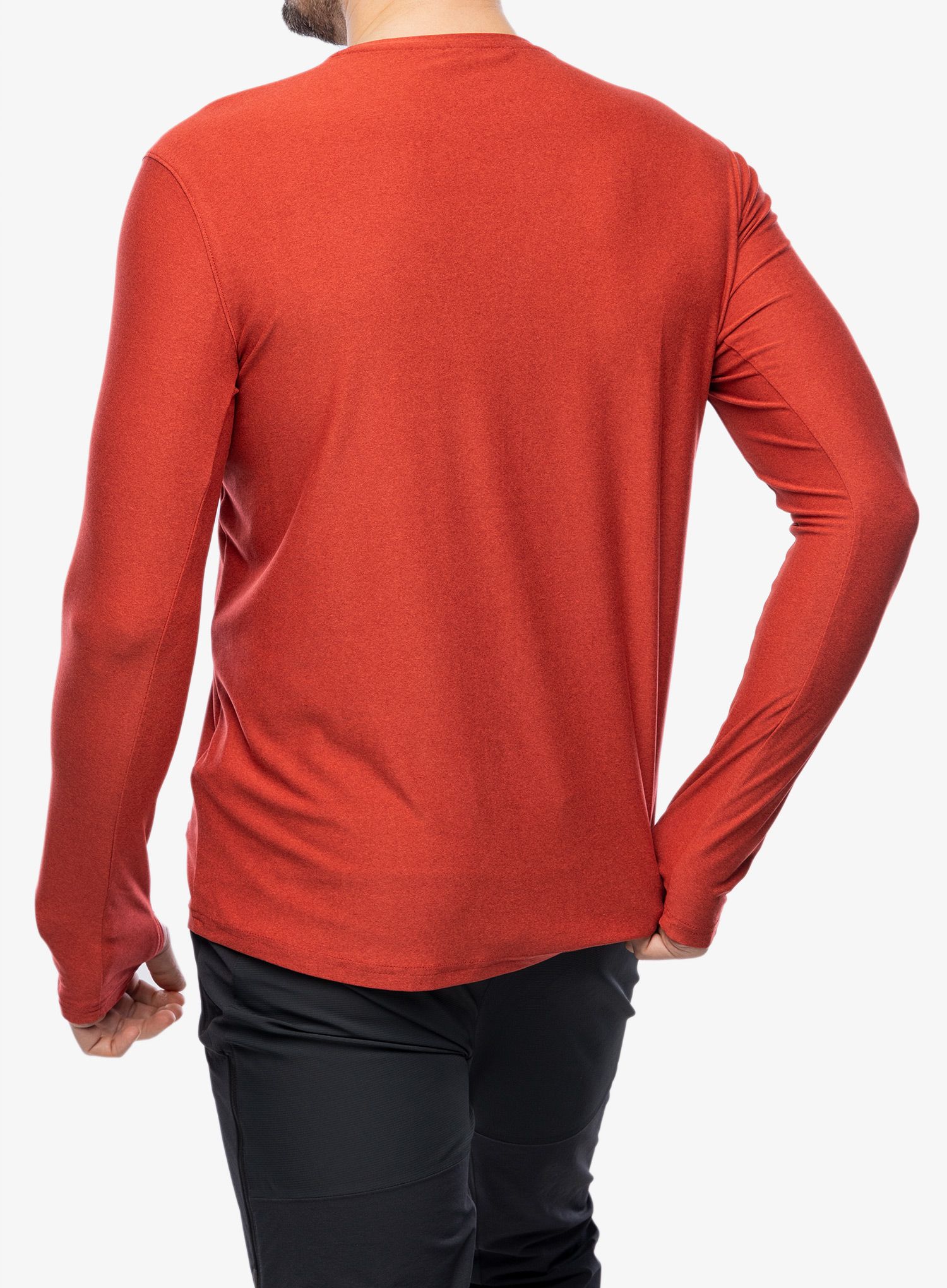 Longsleeve Royal Robbins Amp Lite Crew L/S - brick red htr