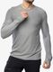 Mikina Royal Robbins Amp Lite Crew L/S - lt pewter htr