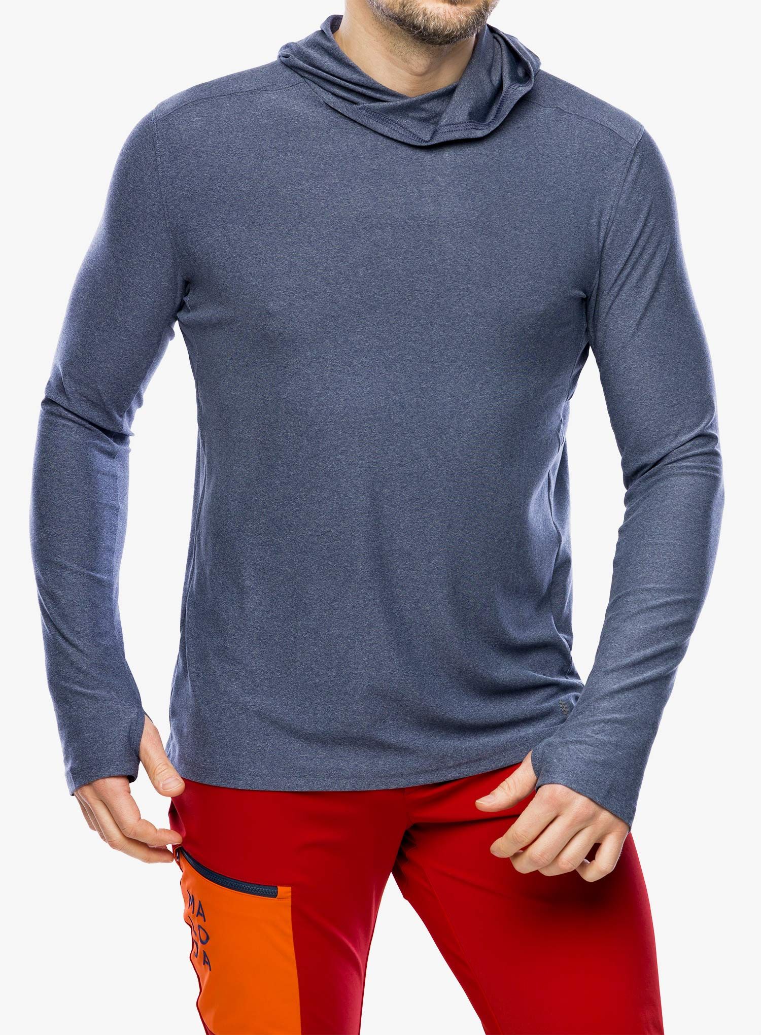 Mikina Royal Robbins Amp Lite Hoodie - navy htr