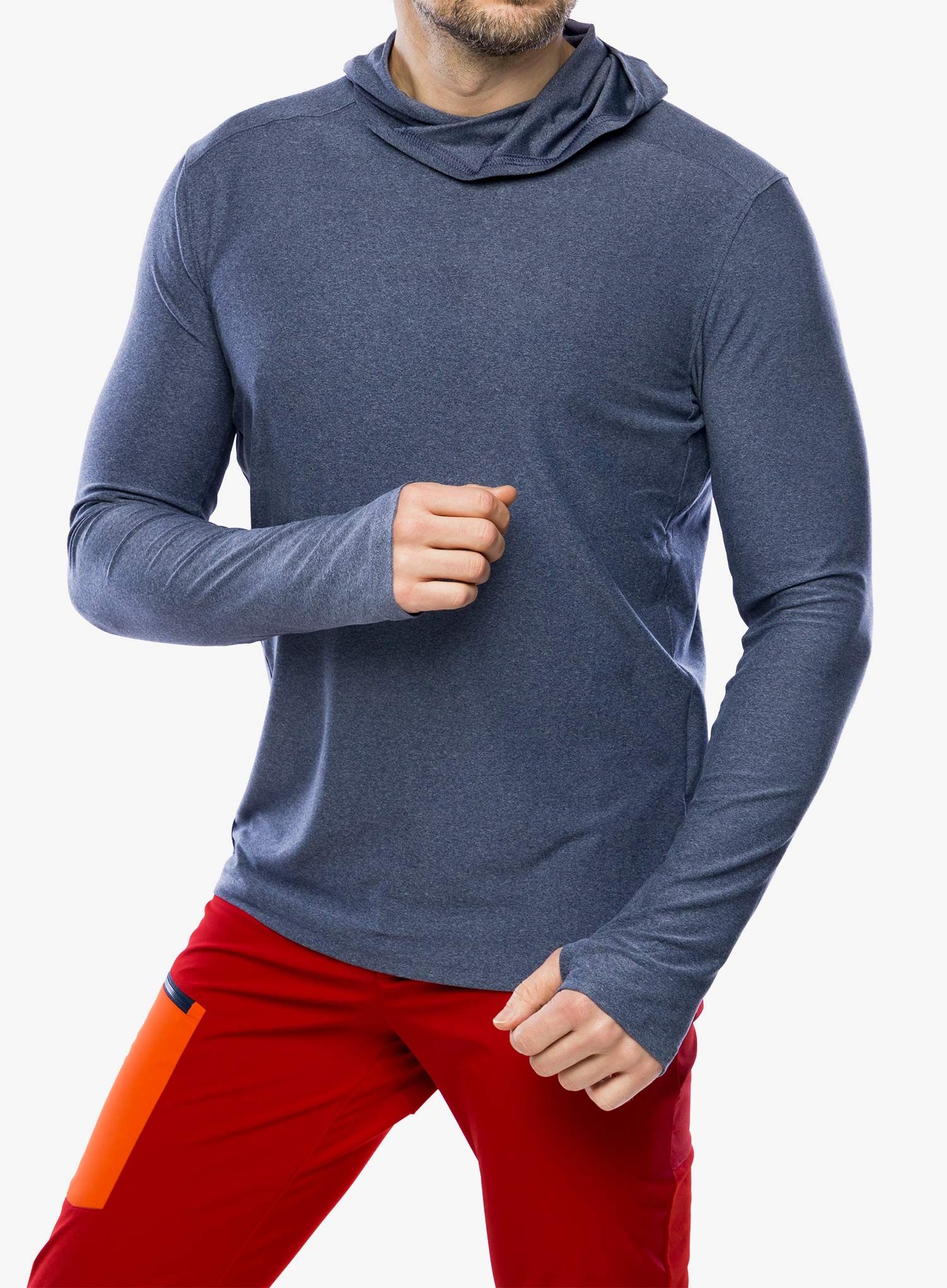 Mikina Royal Robbins Amp Lite Hoodie - navy htr