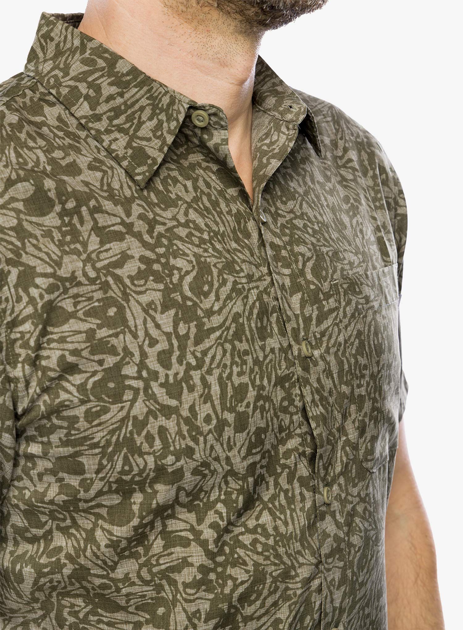 Košile Royal Robbins Amp Lite Printed S/S - fiddlehead fortuna pt