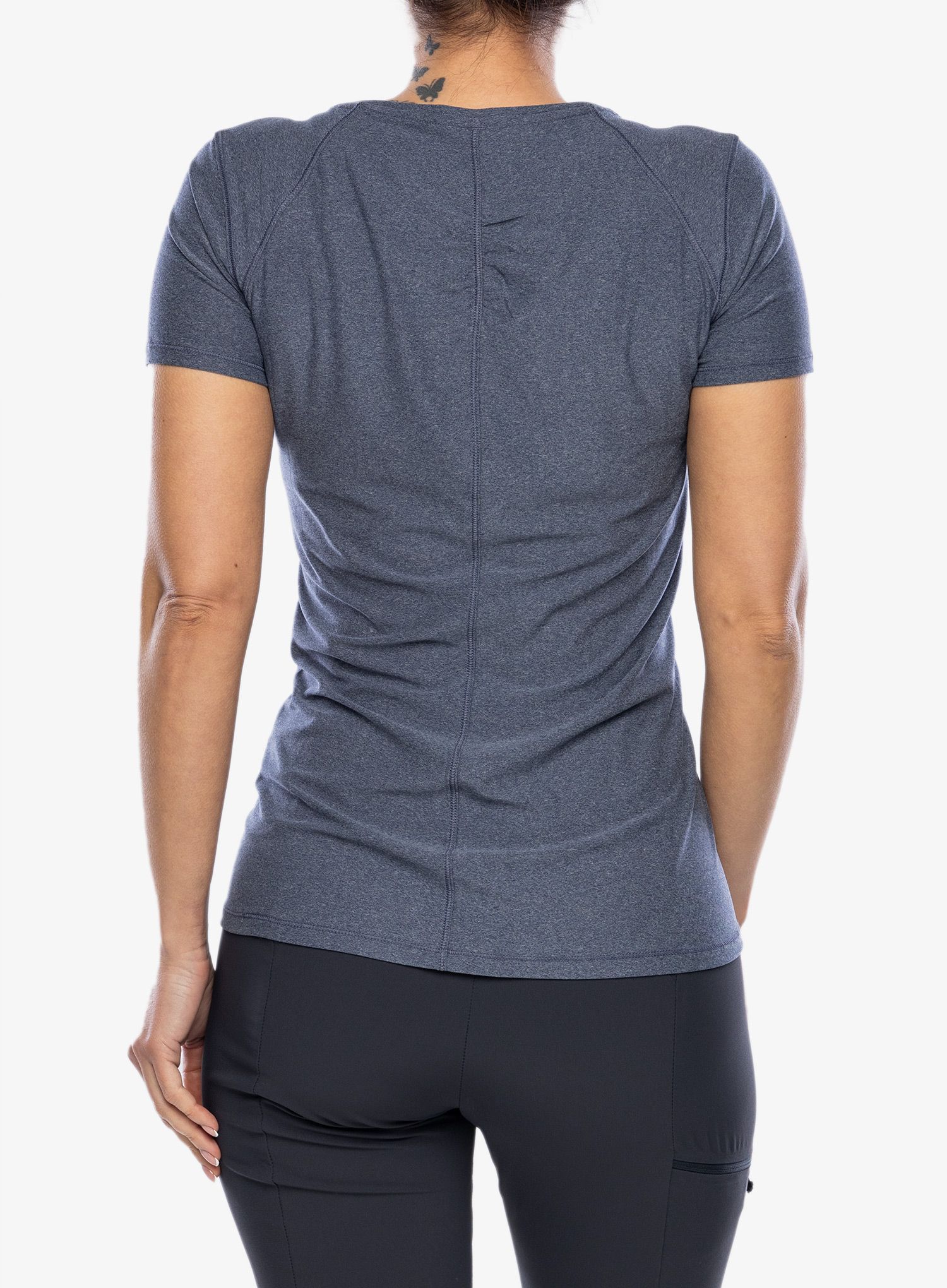Dámské rychleschnoucí triko Royal Robbins Amp Lite SS - navy htr