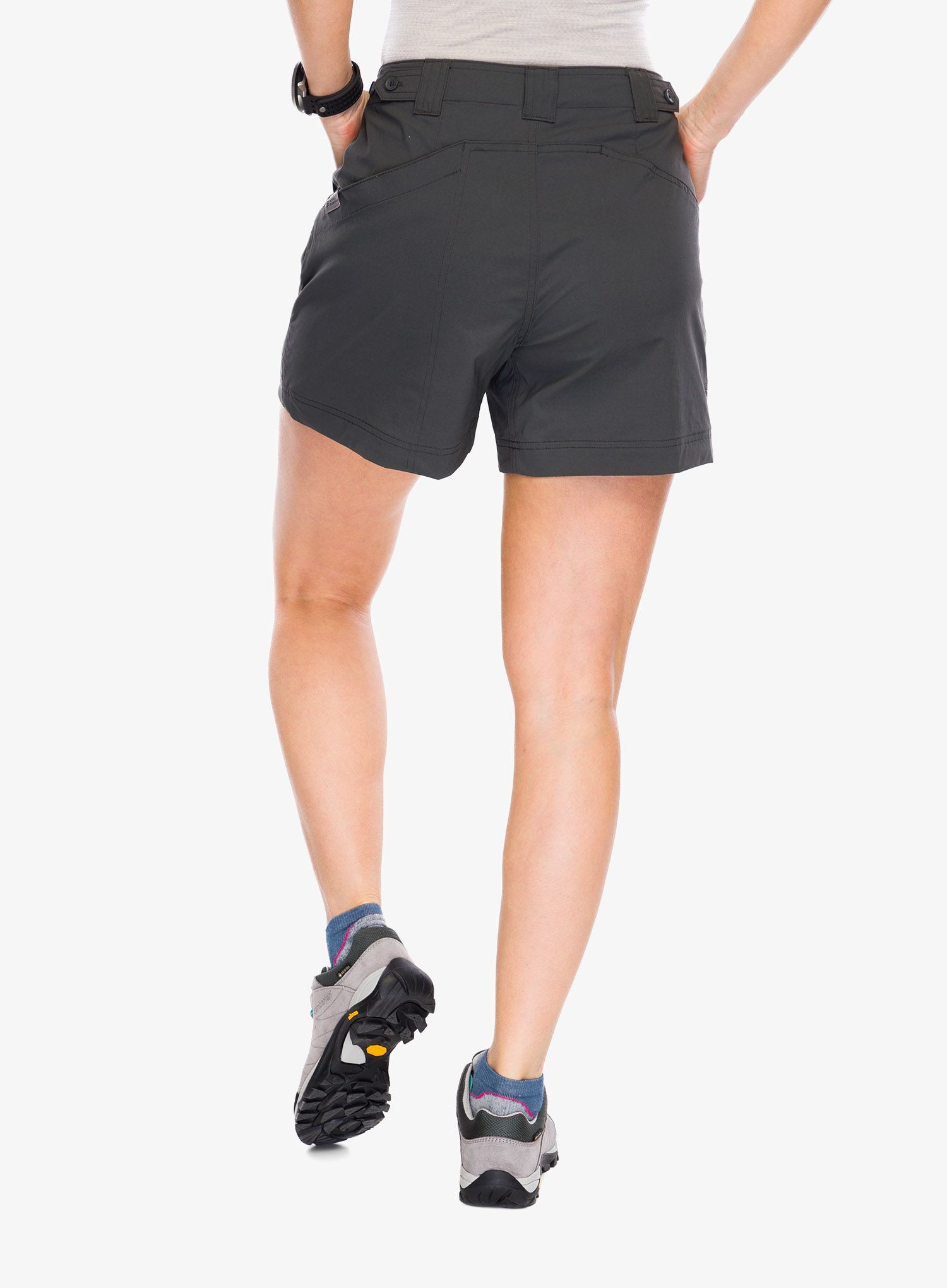 Kraťasy dámské Royal Robbins Backcountry Pro II Short - charcoal