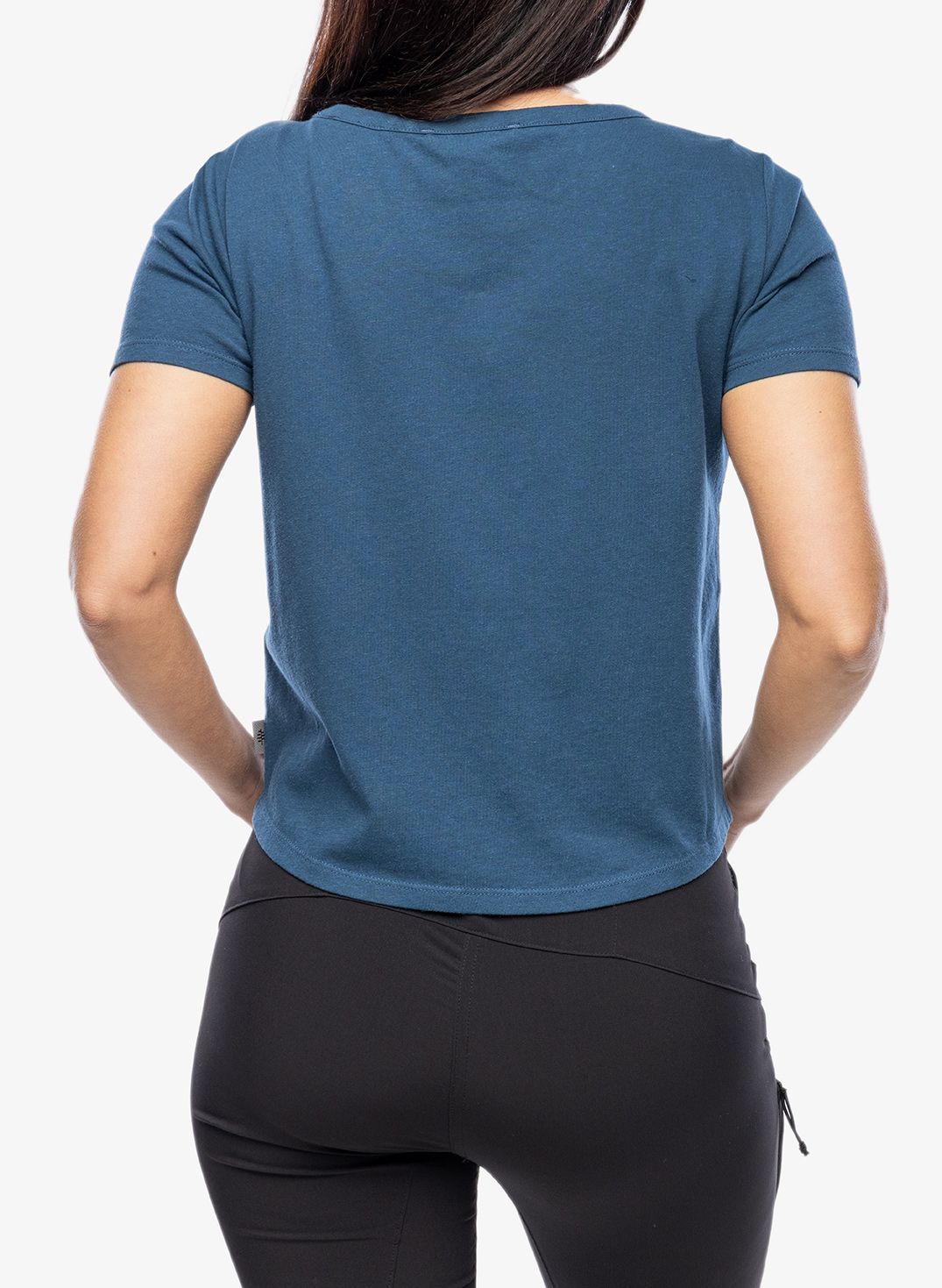 Bavlněné tričko dámské Royal Robbins Basecamp Boxy Tee - blue teal