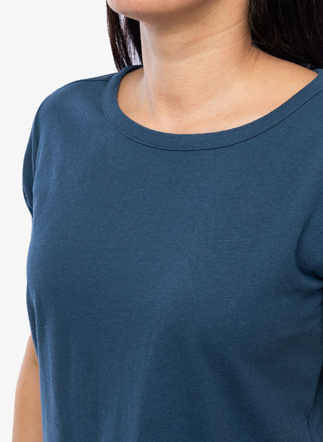 Bavlněné tričko dámské Royal Robbins Basecamp Boxy Tee - blue teal