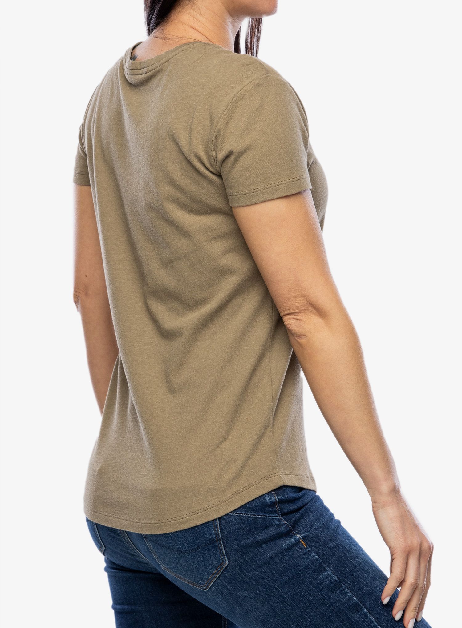 Bavlněné tričko dámské Royal Robbins Basecamp Tee - covert green
