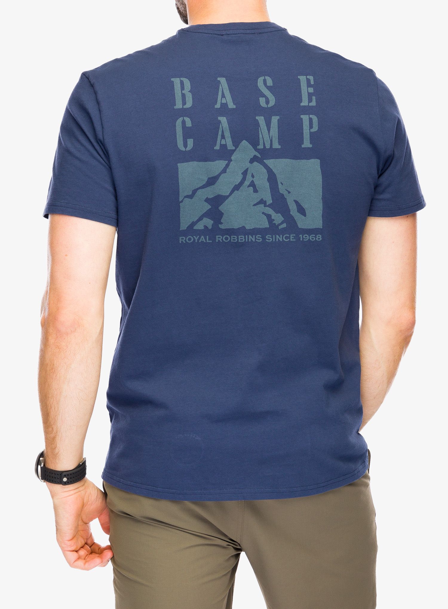 Bavlněné tričko Royal Robbins Basecamp Tee - navy