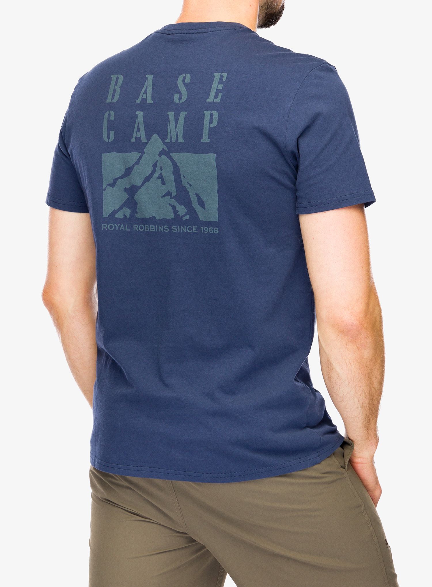 Bavlněné tričko Royal Robbins Basecamp Tee - navy