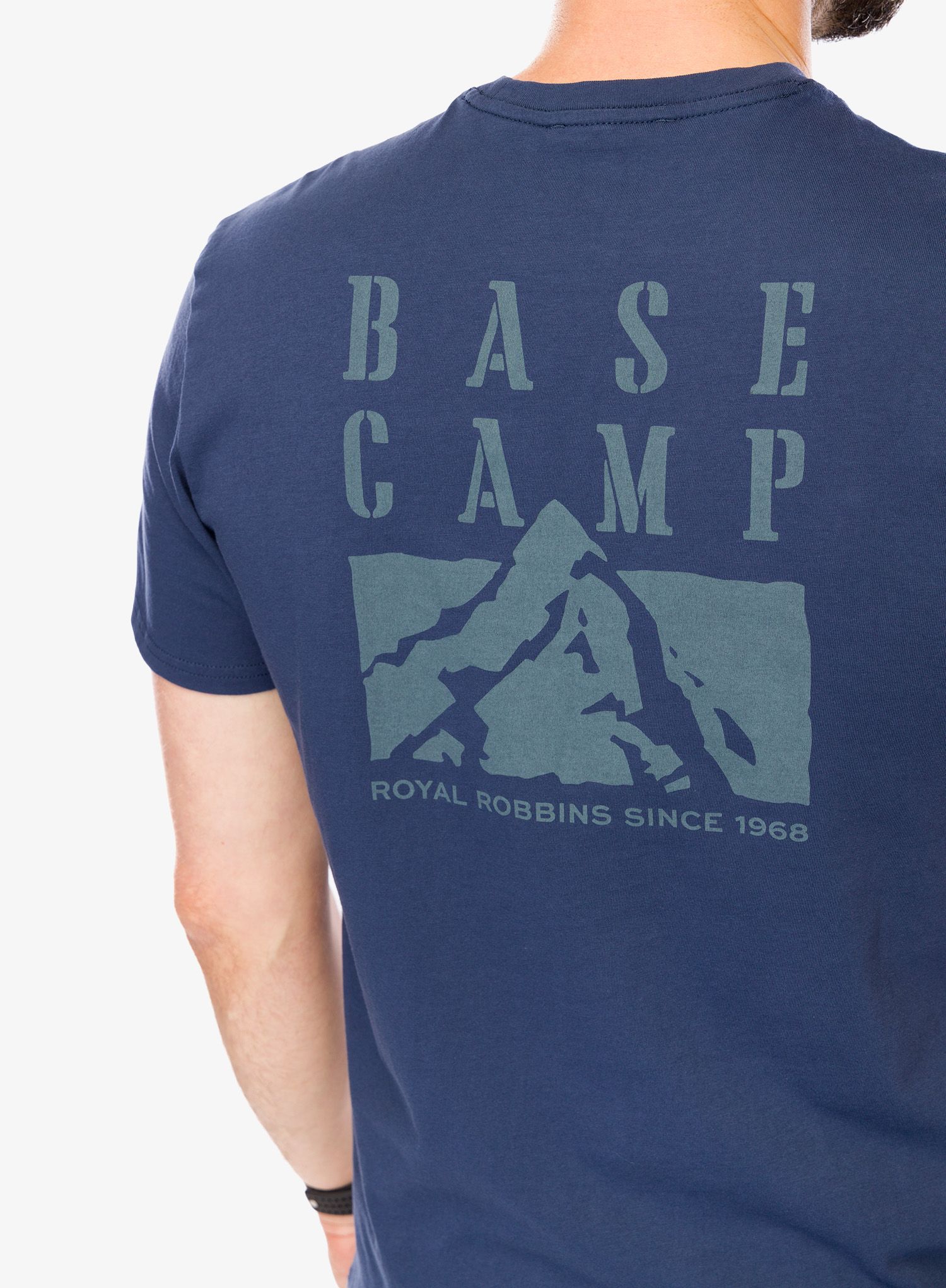 Bavlněné tričko Royal Robbins Basecamp Tee - navy