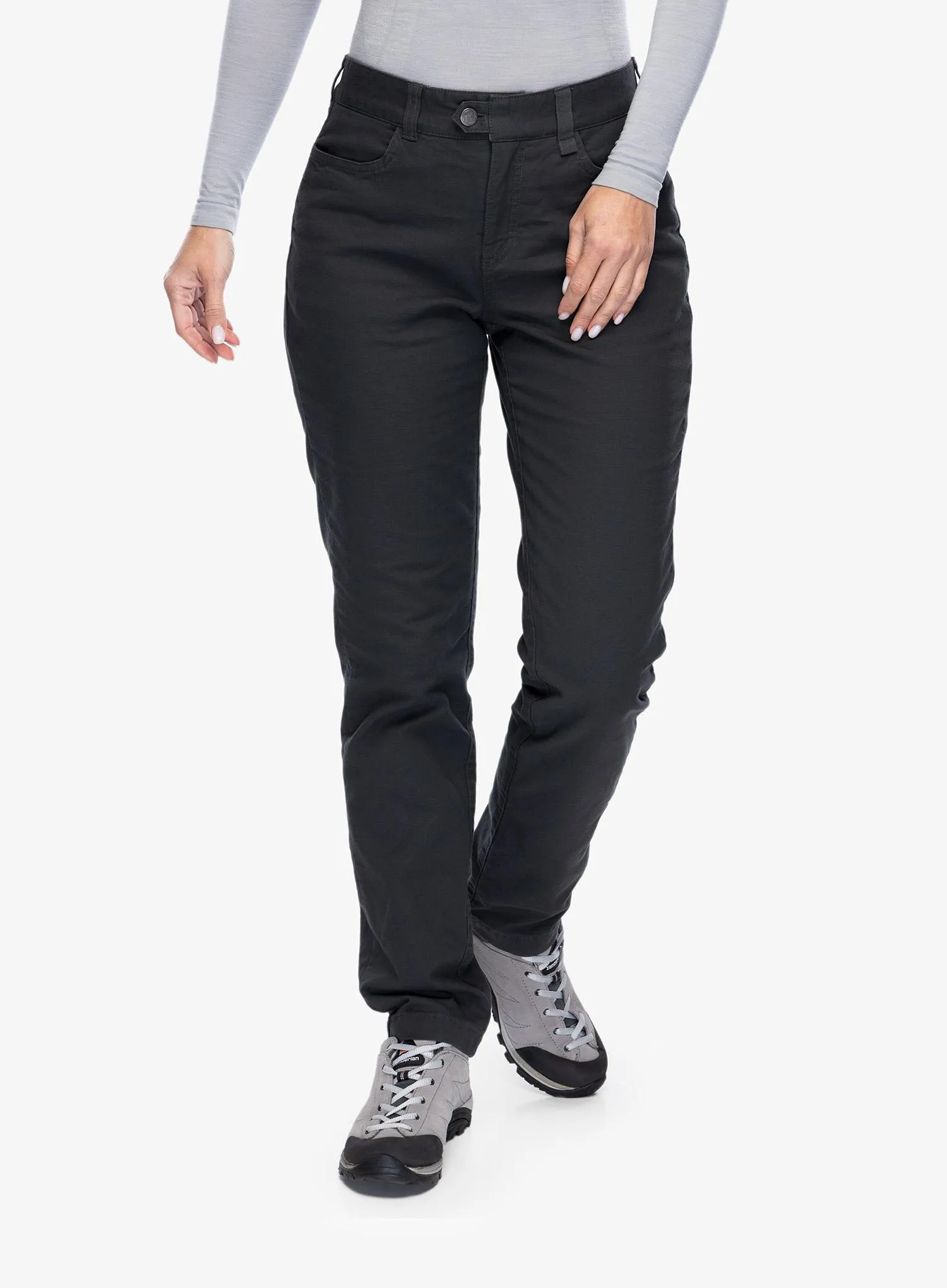 Kalhoty dámské Royal Robbins Billy Goat II Lined Pant - charcoal