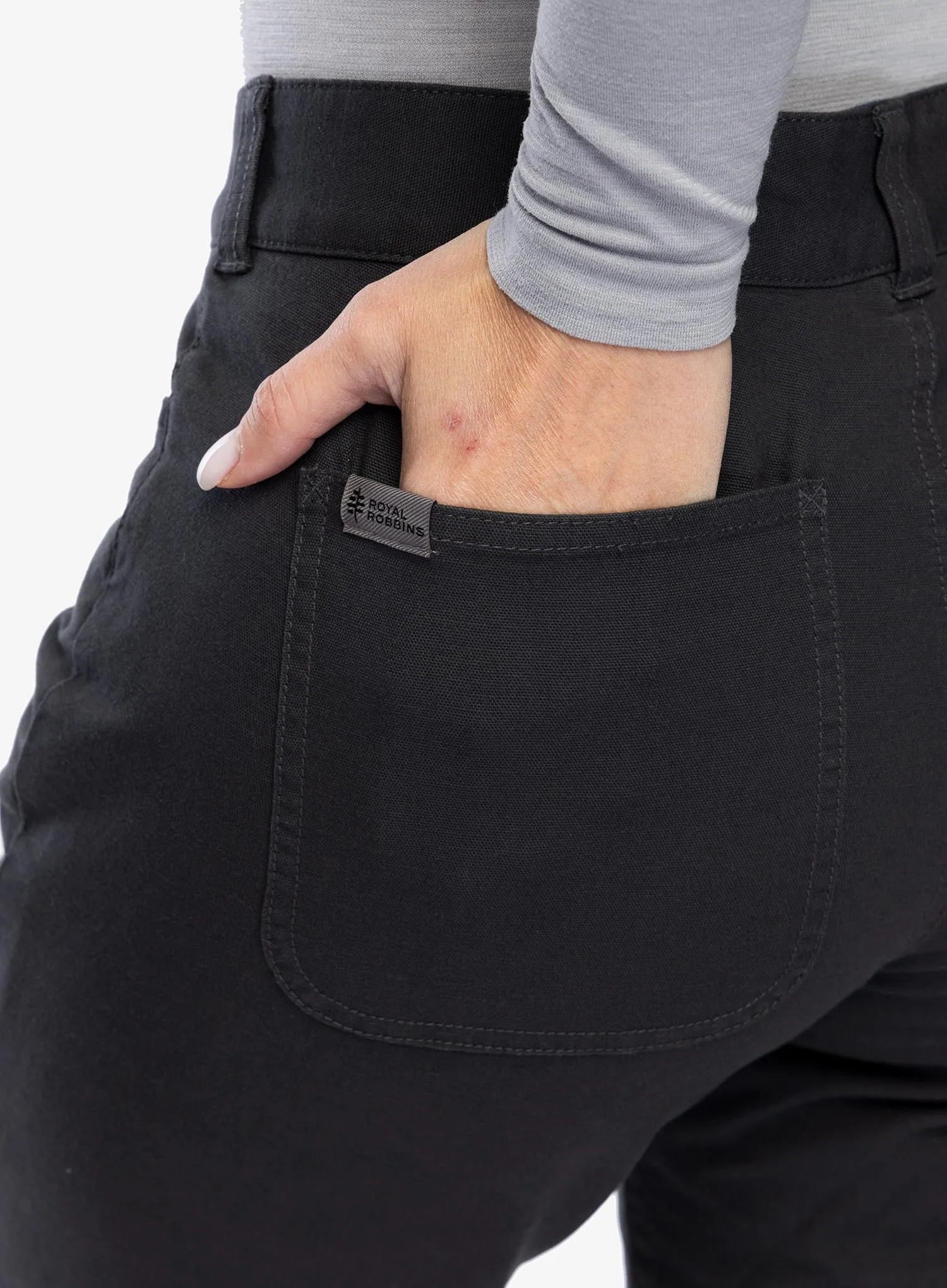 Kalhoty dámské Royal Robbins Billy Goat II Lined Pant - charcoal