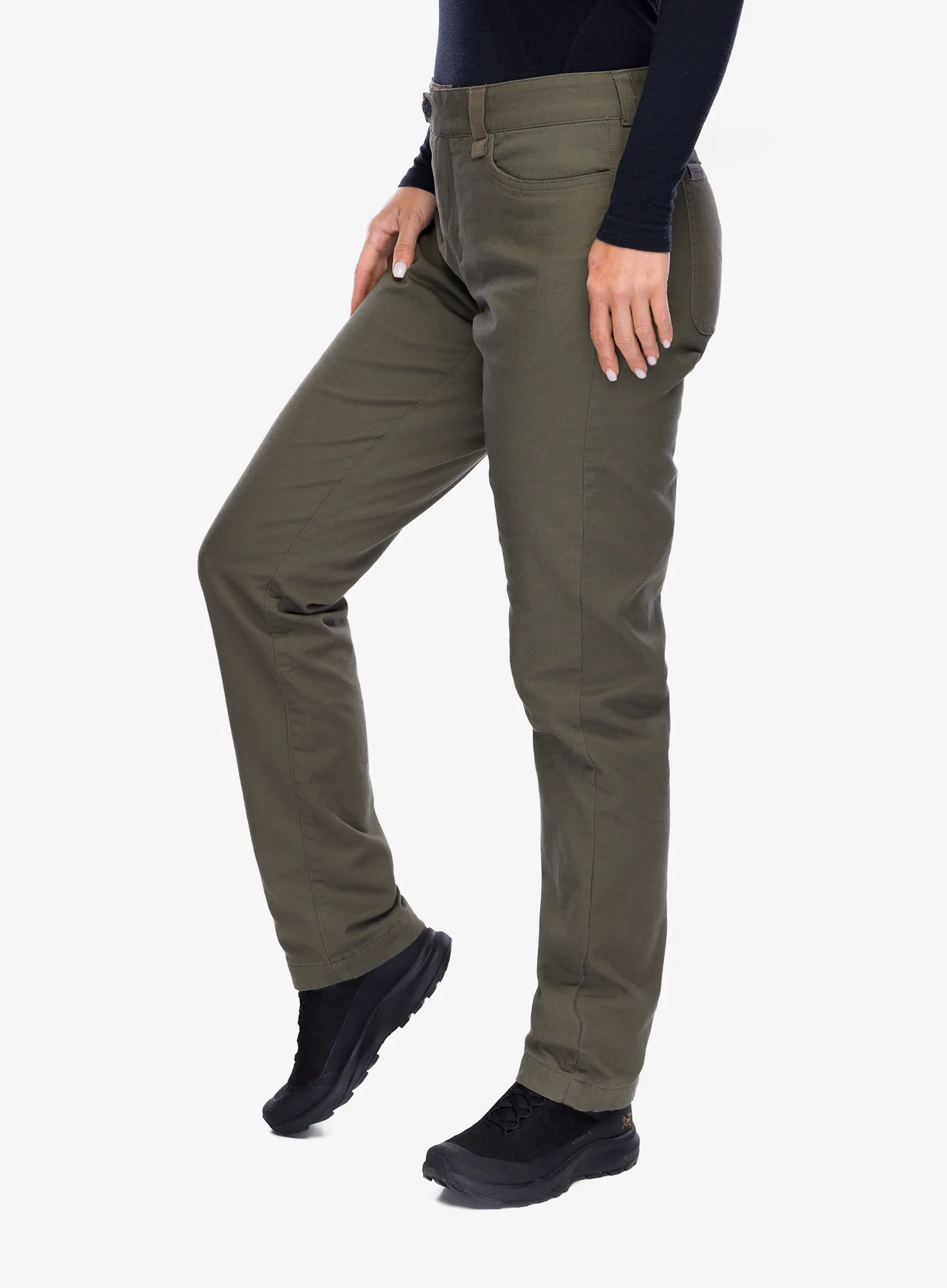 Kalhoty dámské Royal Robbins Billy Goat II Lined Pant - everglade
