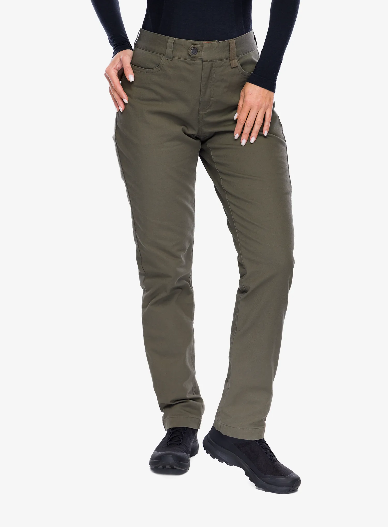Kalhoty dámské Royal Robbins Billy Goat II Lined Pant - everglade