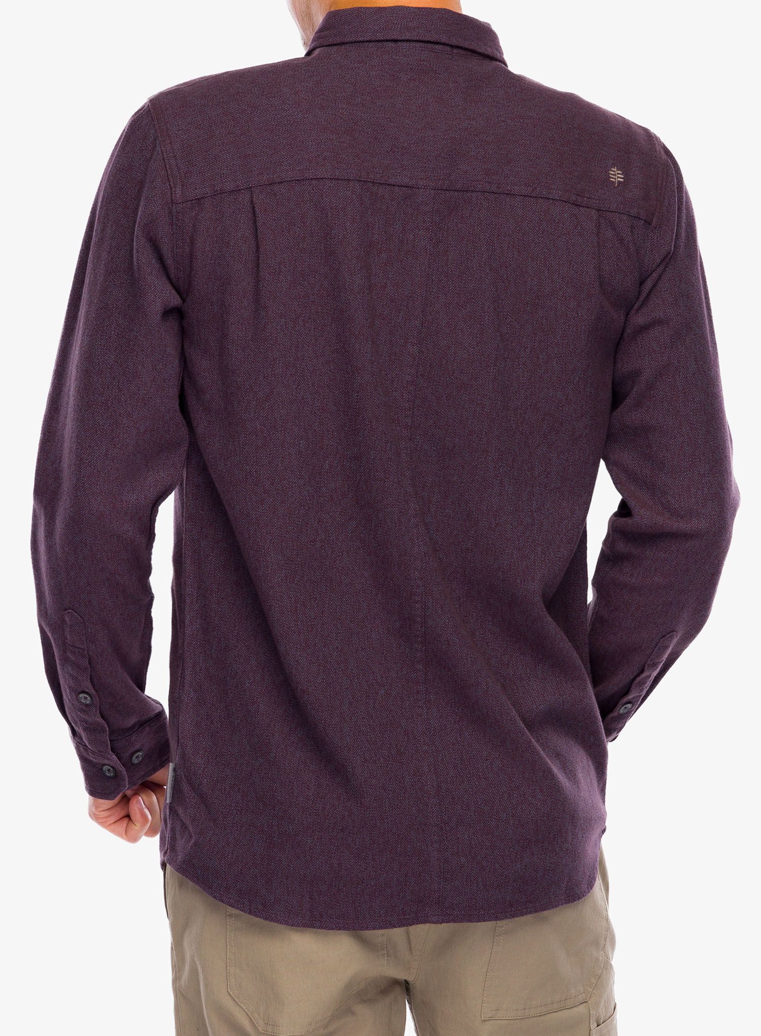 Košile Royal Robbins Bristol Cotton Twill LS - black currant
