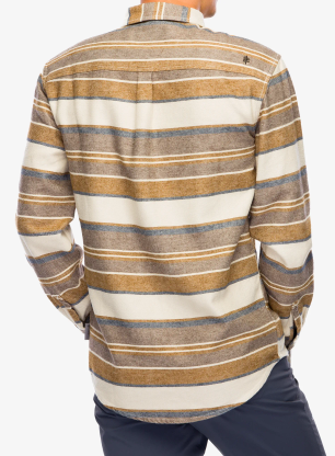 Turistická košile Royal Robbins Clouds Rest Hemp LS - bistre pacific crest stripe