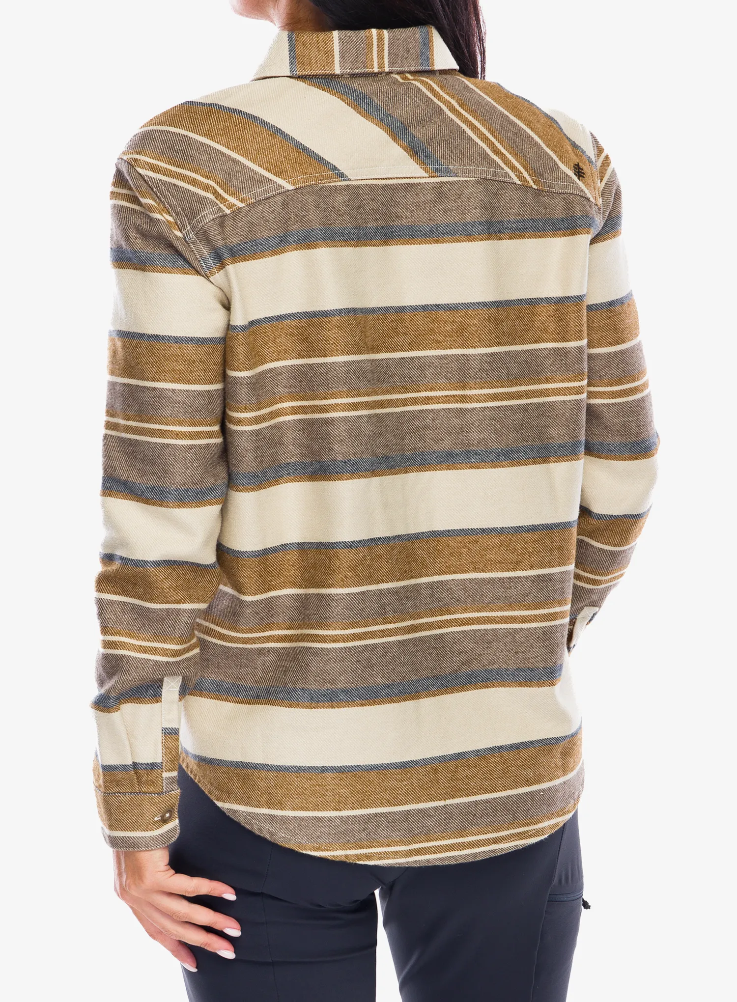 Dámská turistická košile Royal Robbins Clouds Rest Hemp LS - bistre pacific crest stripe