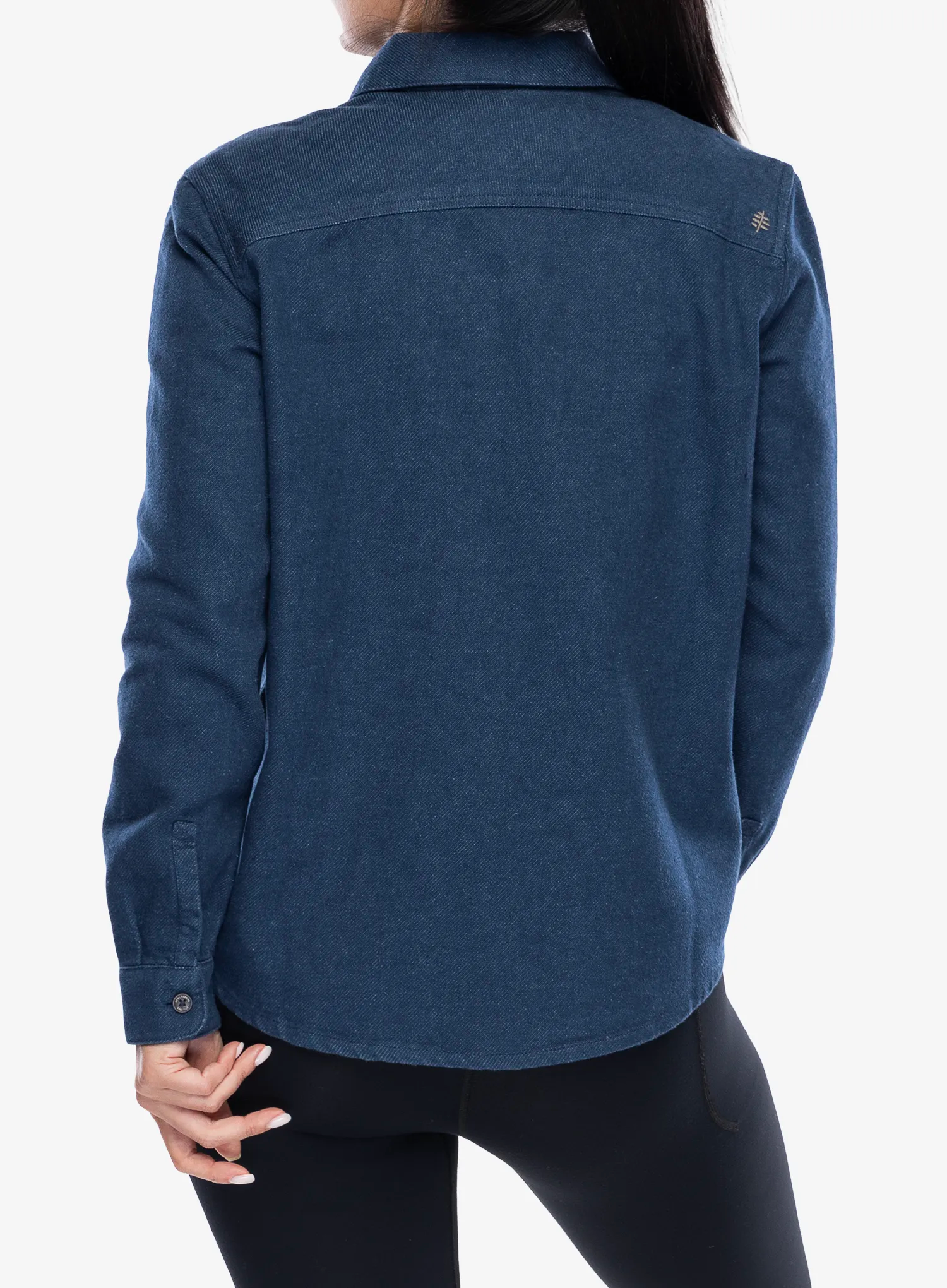 Dámská turistická košile Royal Robbins Clouds Rest Hemp LS - deep blue htr