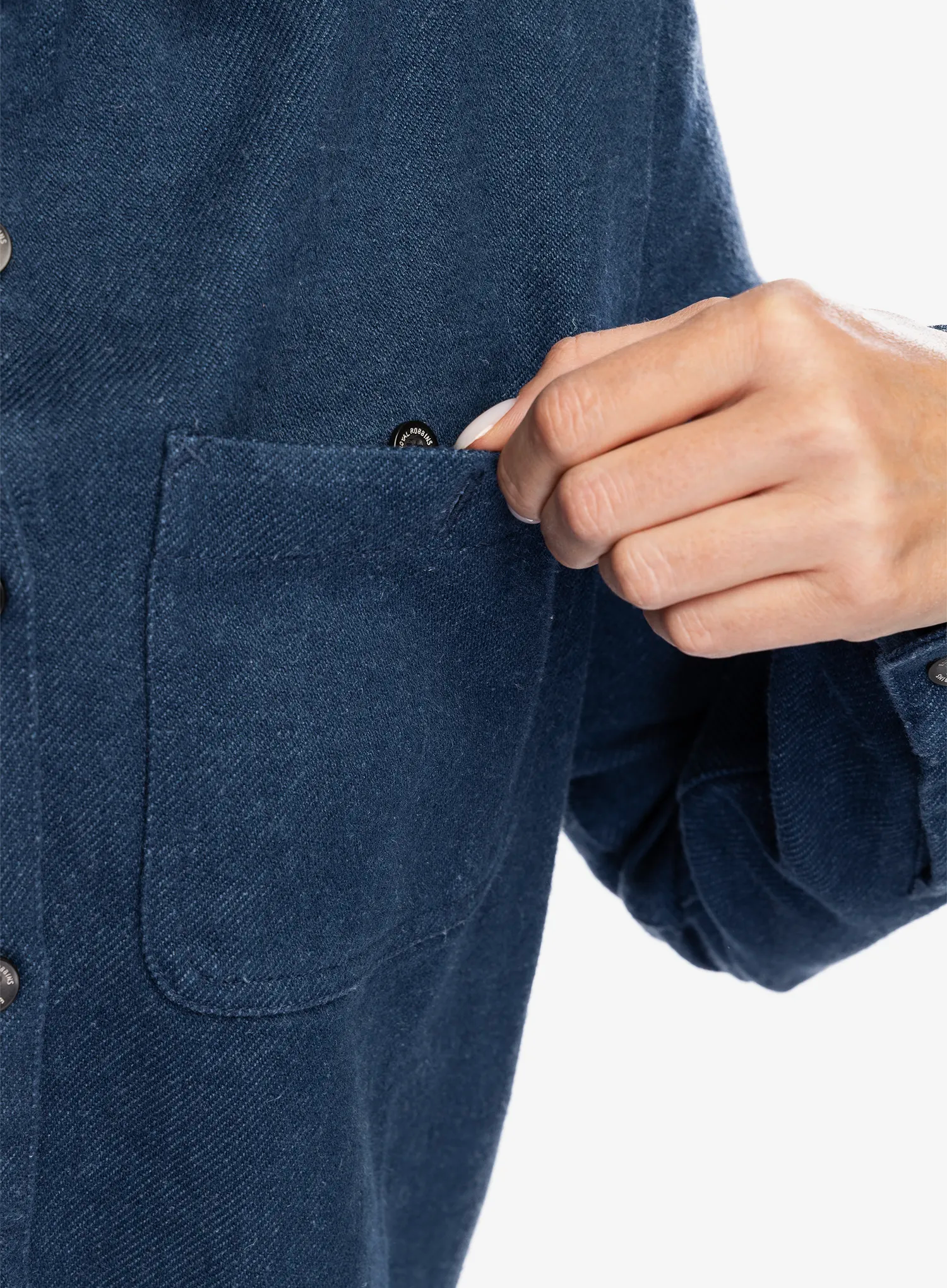 Dámská turistická košile Royal Robbins Clouds Rest Hemp LS - deep blue htr
