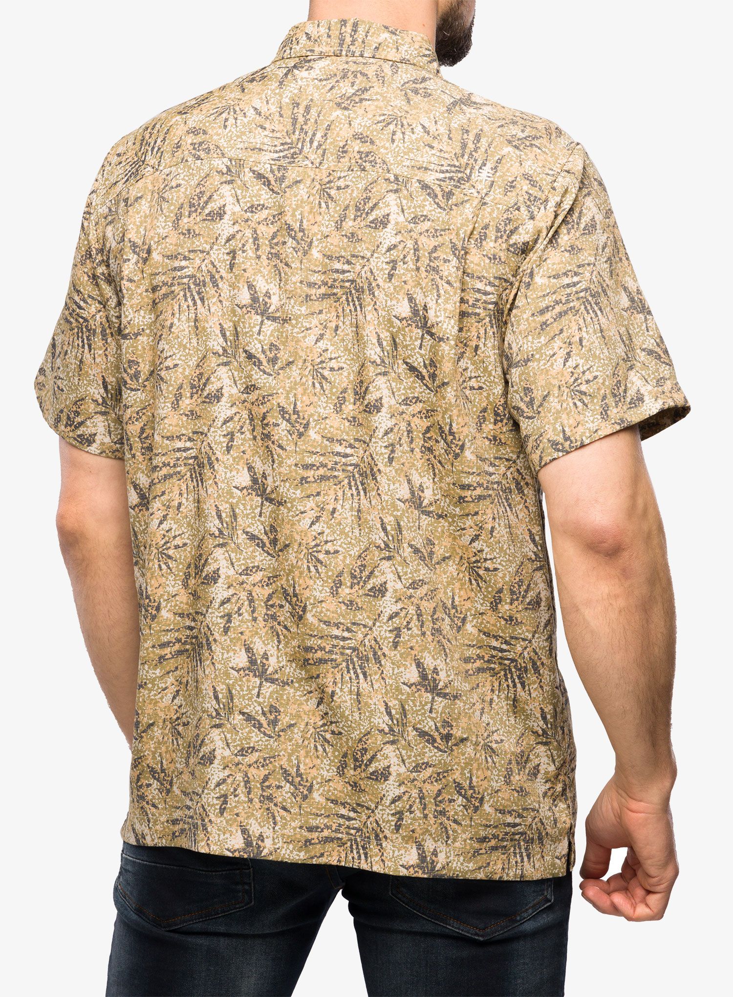 Košile Royal Robbins Comino Leaf S/S - forest roble pt