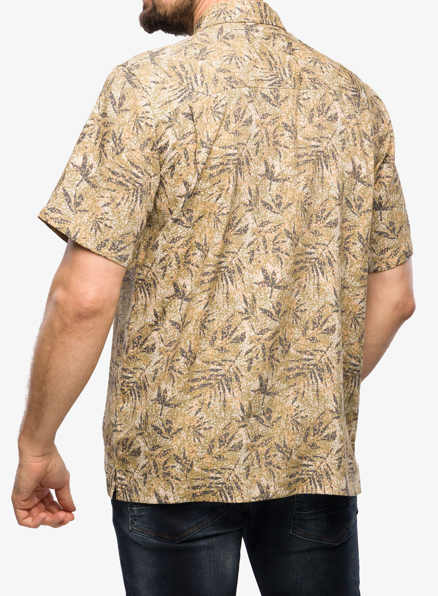 Košile Royal Robbins Comino Leaf S/S - forest roble pt
