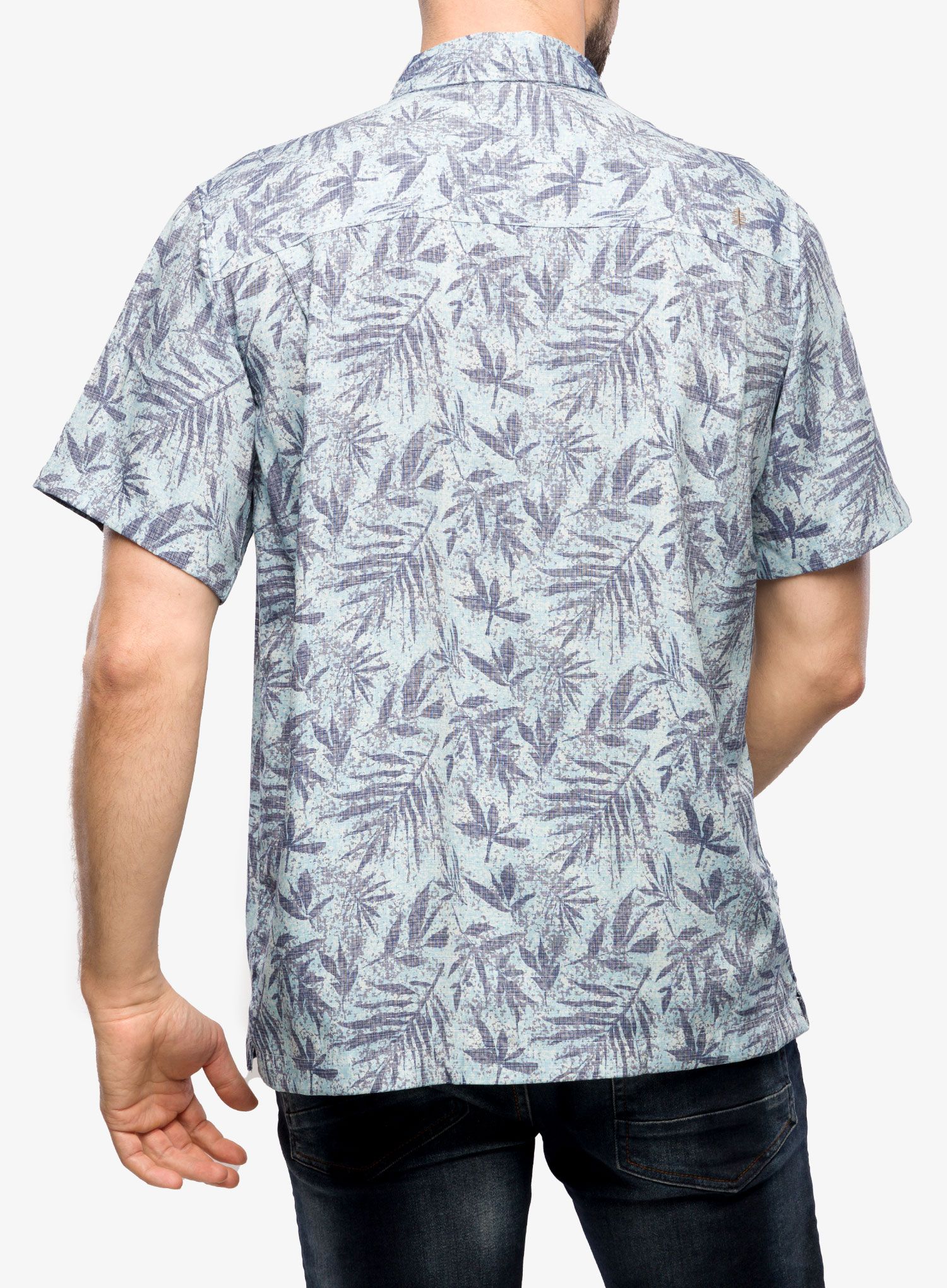 Košile Royal Robbins Comino Leaf S/S - sky blue roble pt