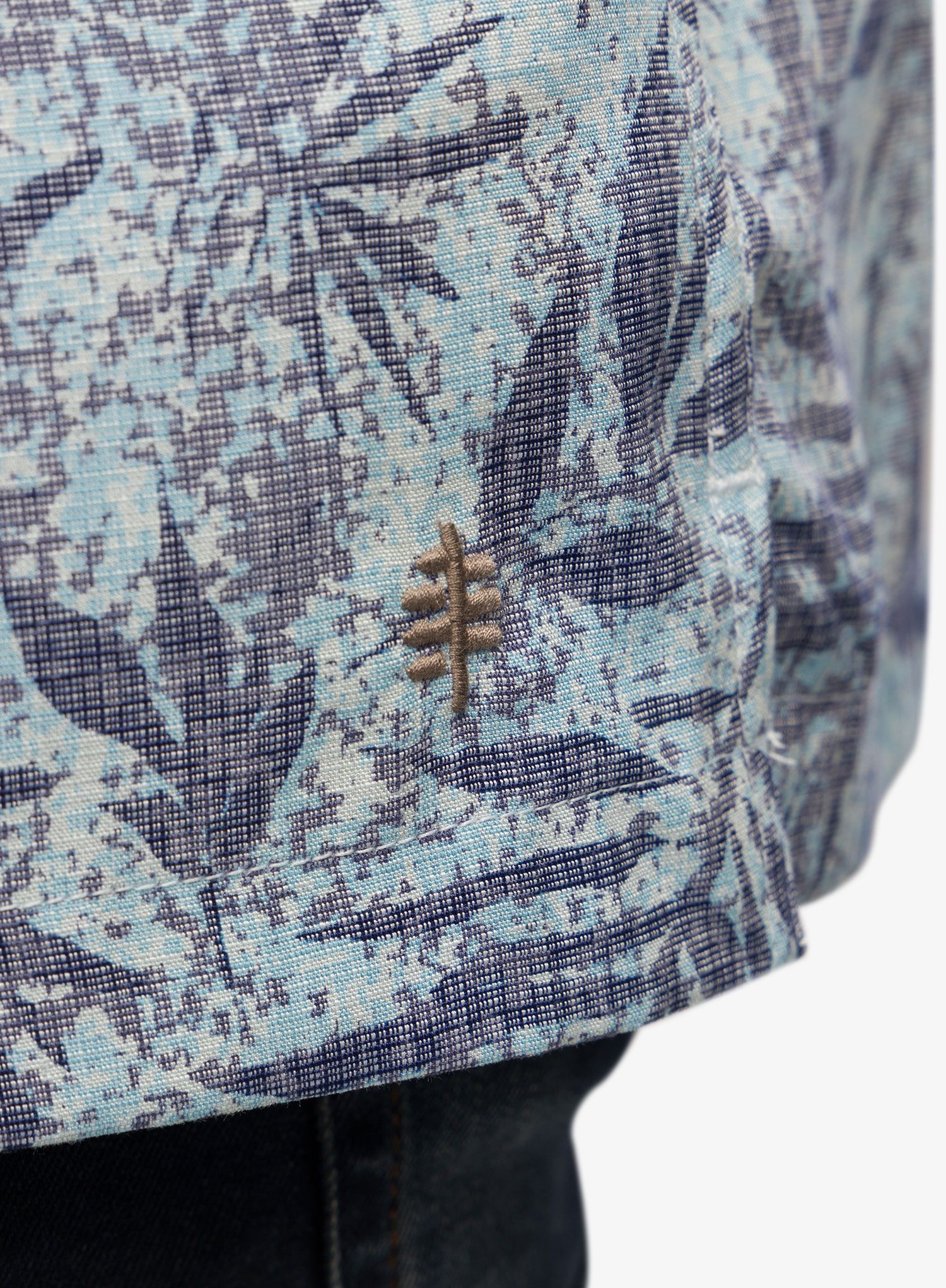 Košile Royal Robbins Comino Leaf S/S - sky blue roble pt