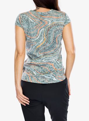 Dámské tričko Royal Robbins Featherweight Tee - sea pine tidal pt