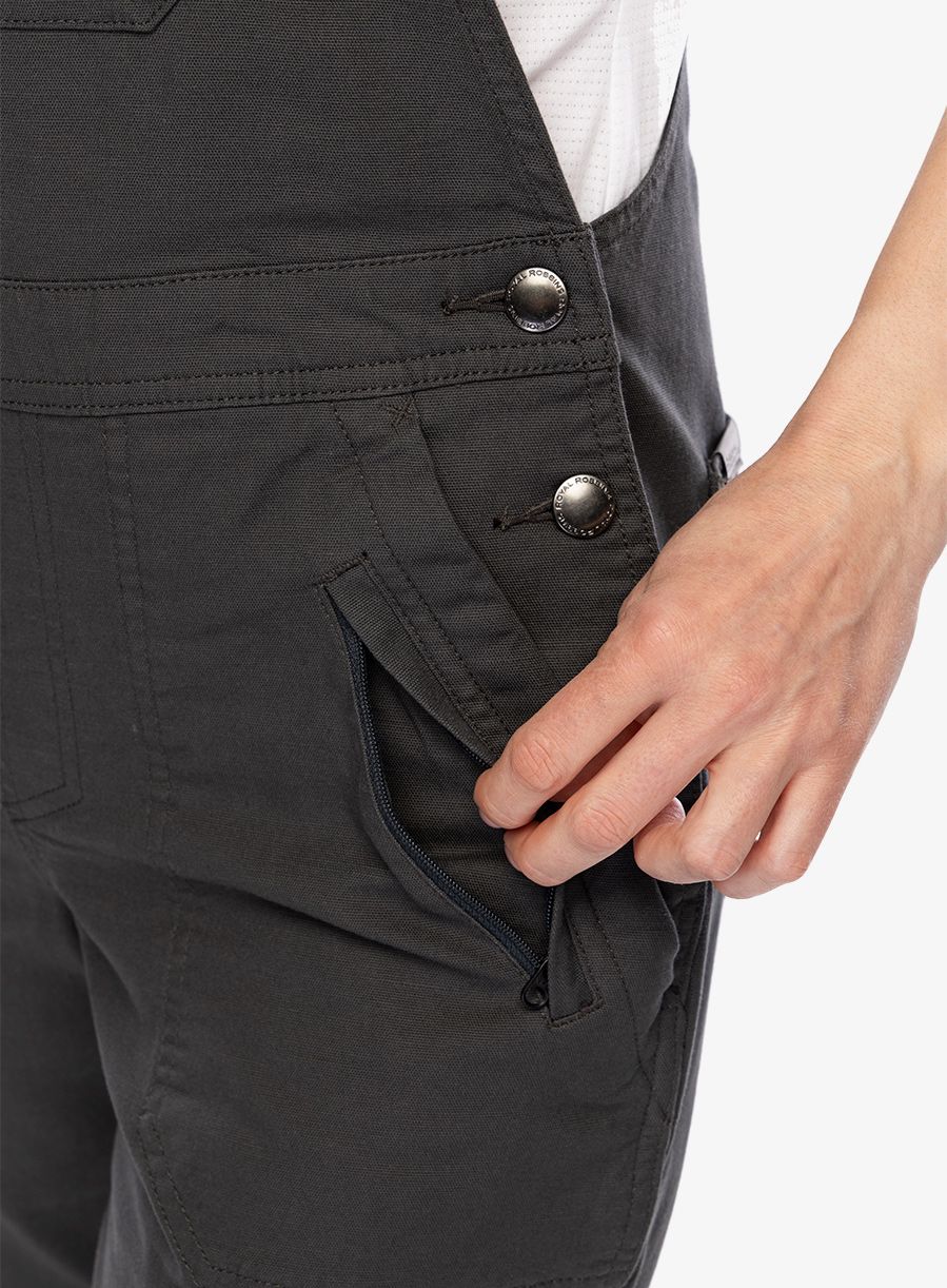 Kalhoty dámské Royal Robbins Half Dome Overall - charcoal