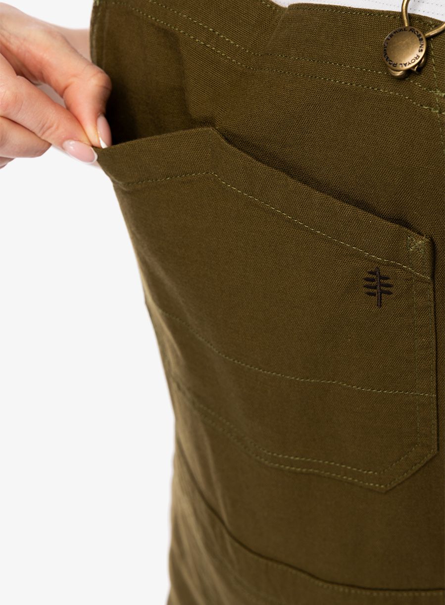 Kalhoty dámské Royal Robbins Half Dome Overall - dark olive