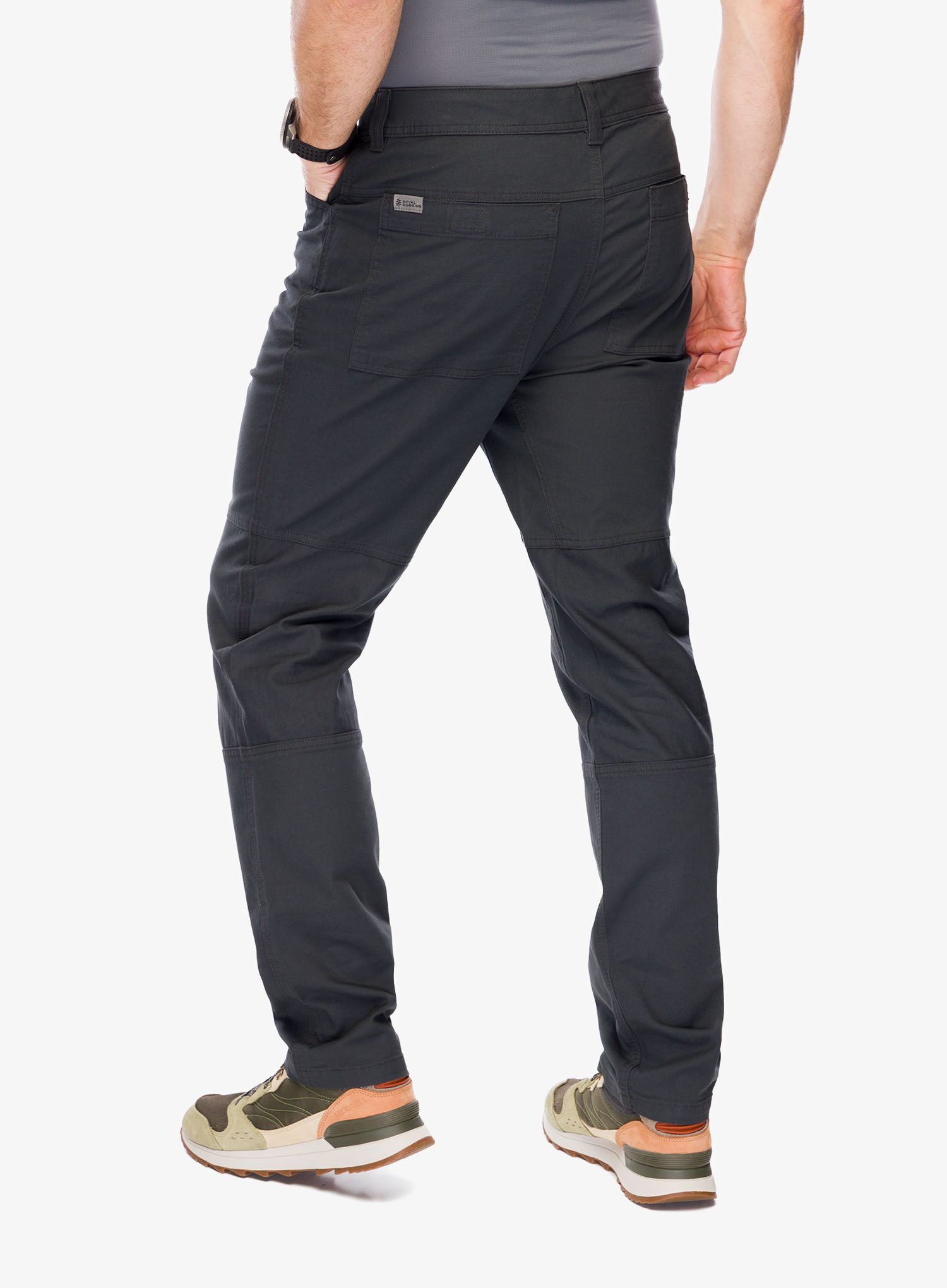Lezecké kalhoty Royal Robbins Half Dome Pant - charcoal