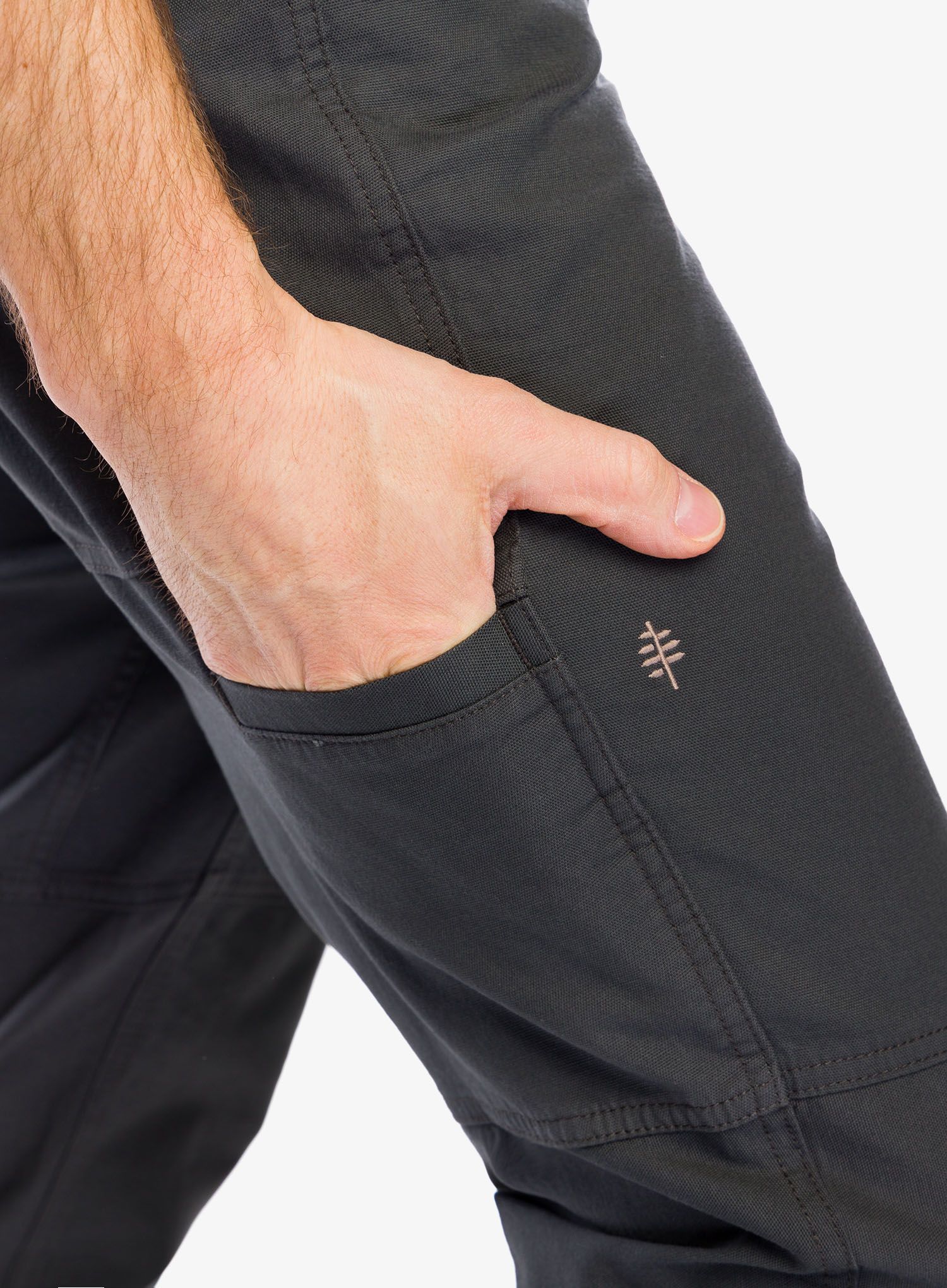 Lezecké kalhoty Royal Robbins Half Dome Pant - charcoal