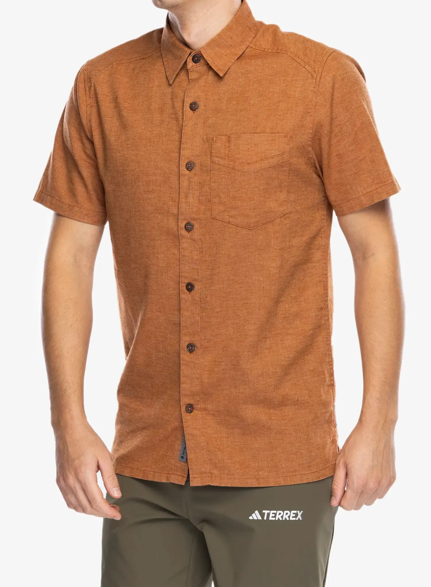 Košile Royal Robbins Hempline S/S - baked clay