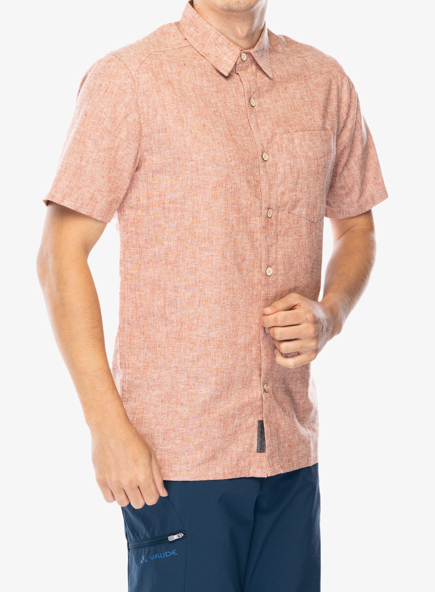 Cestovní košile Royal Robbins Hempline S/S - bombay brown