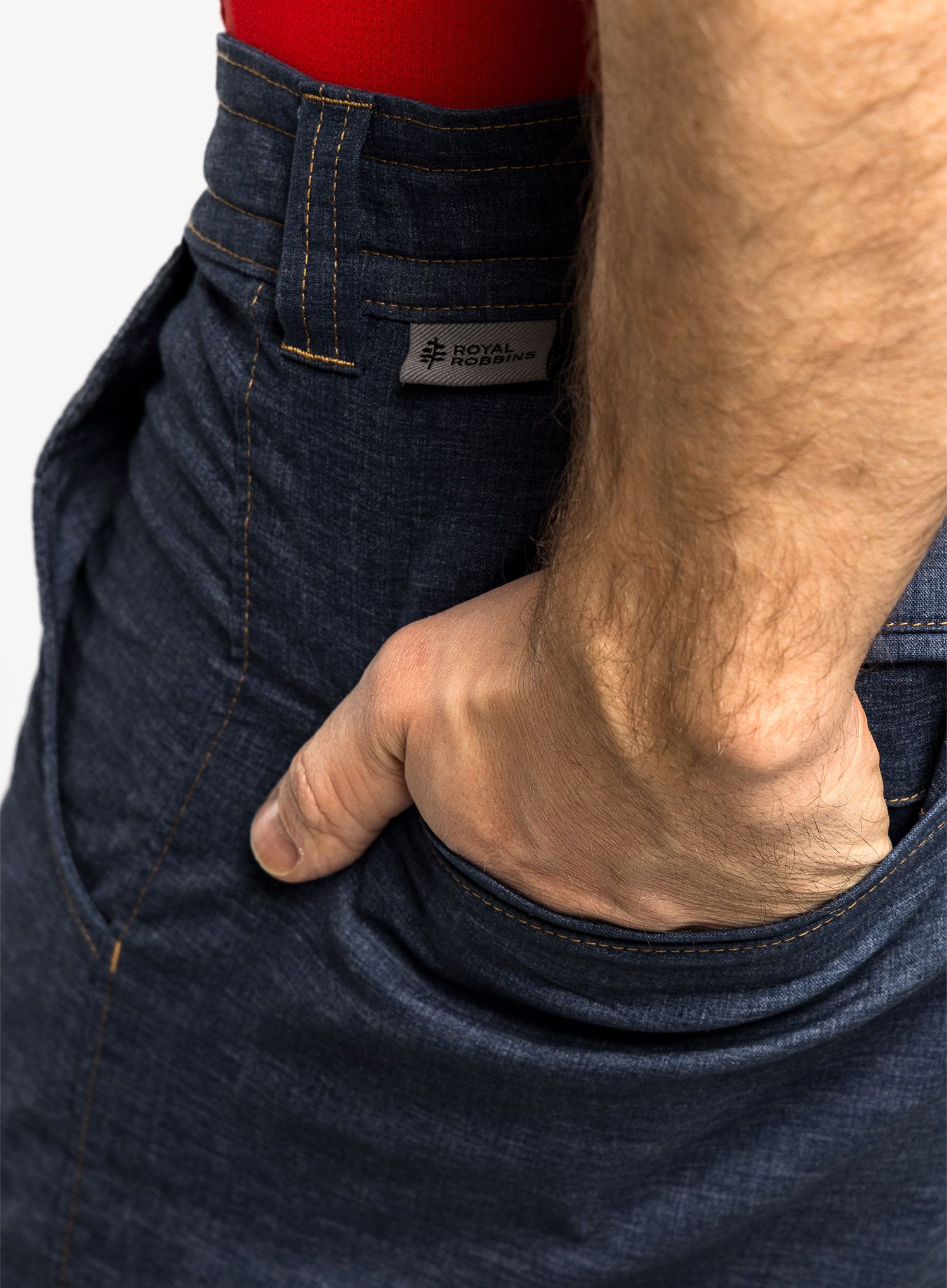 Pánské kraťasy Royal Robbins Hempline Short - deep blue