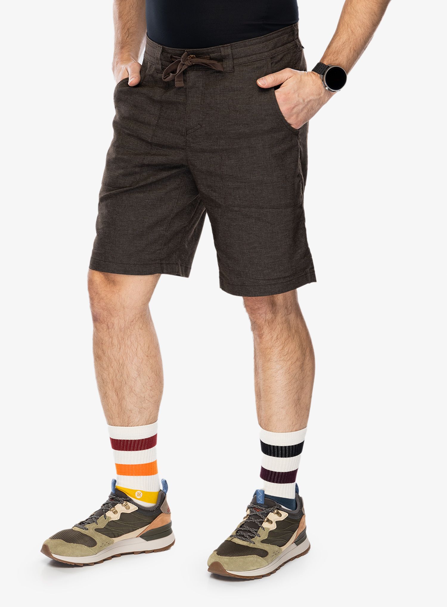 Pánské kraťasy Royal Robbins Hempline Short - turkish coffee