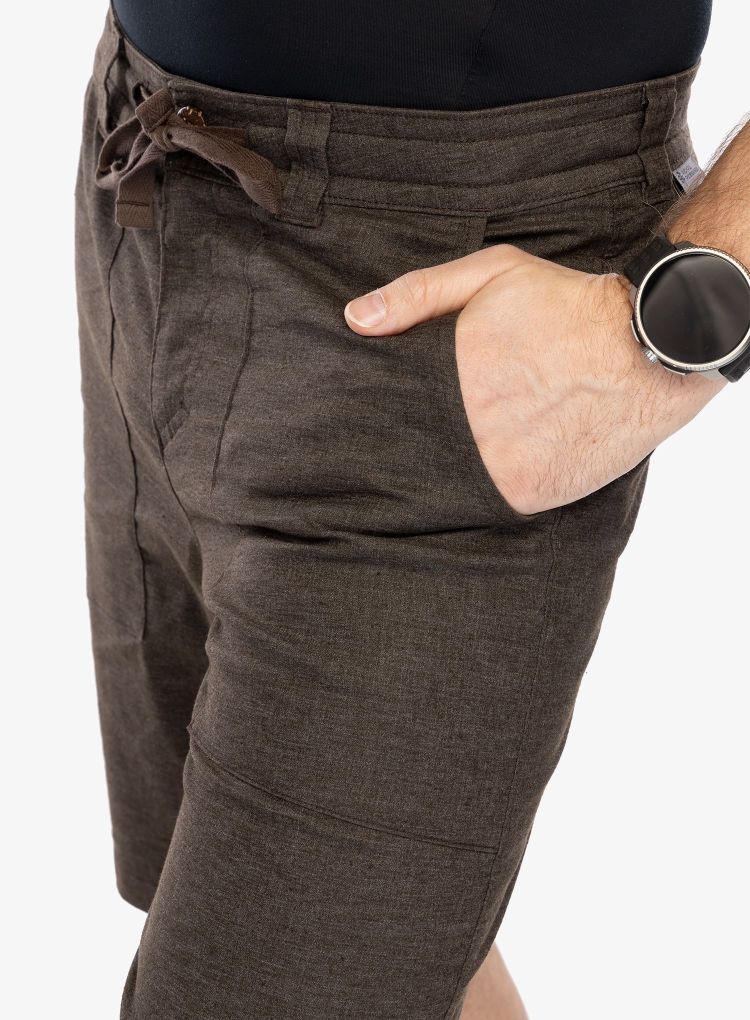 Pánské kraťasy Royal Robbins Hempline Short - turkish coffee