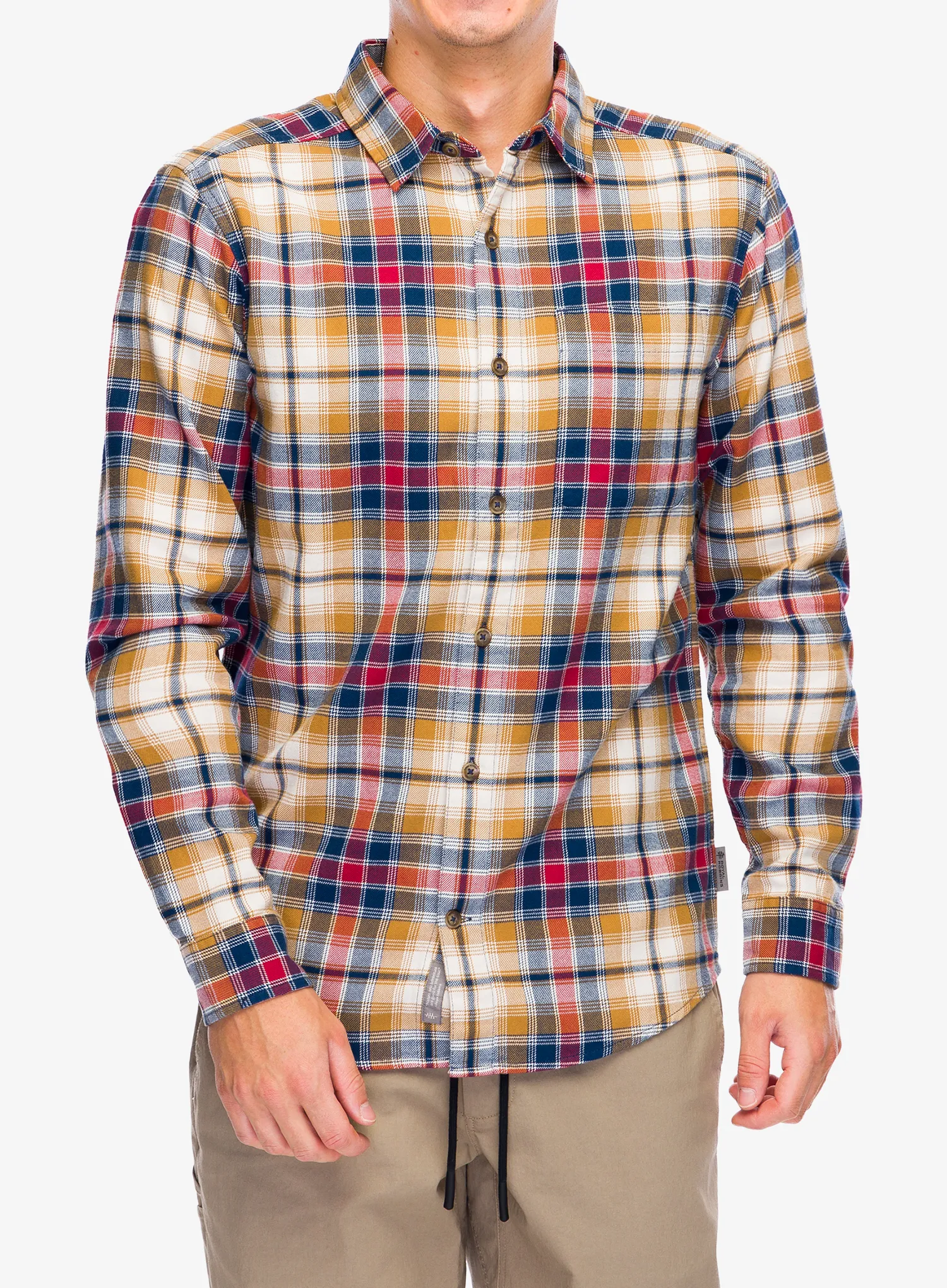 Turistická košile Royal Robbins Lieback Organic Cotton Flannel LS - bistre tahoe pld