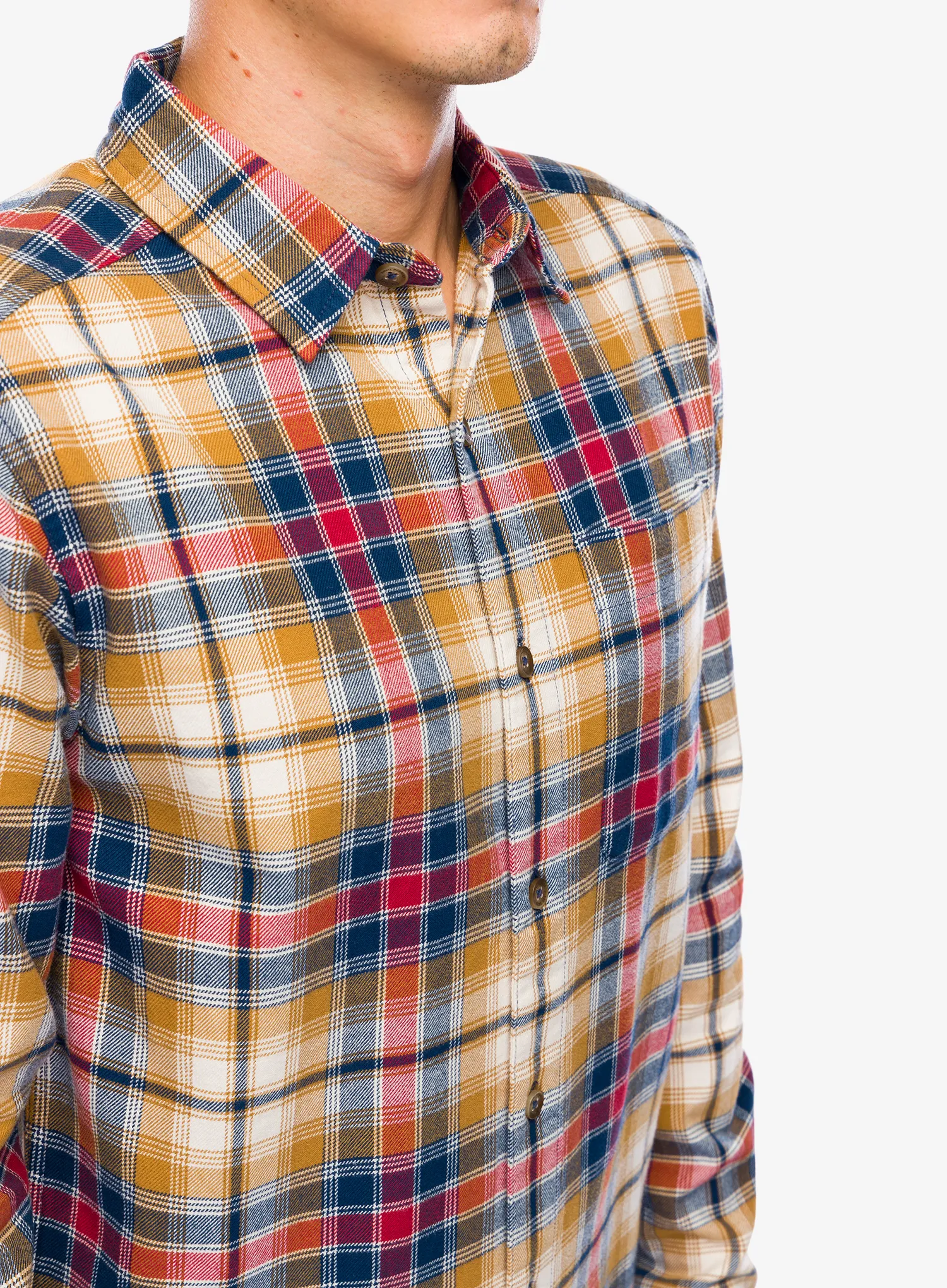 Turistická košile Royal Robbins Lieback Organic Cotton Flannel LS - bistre tahoe pld