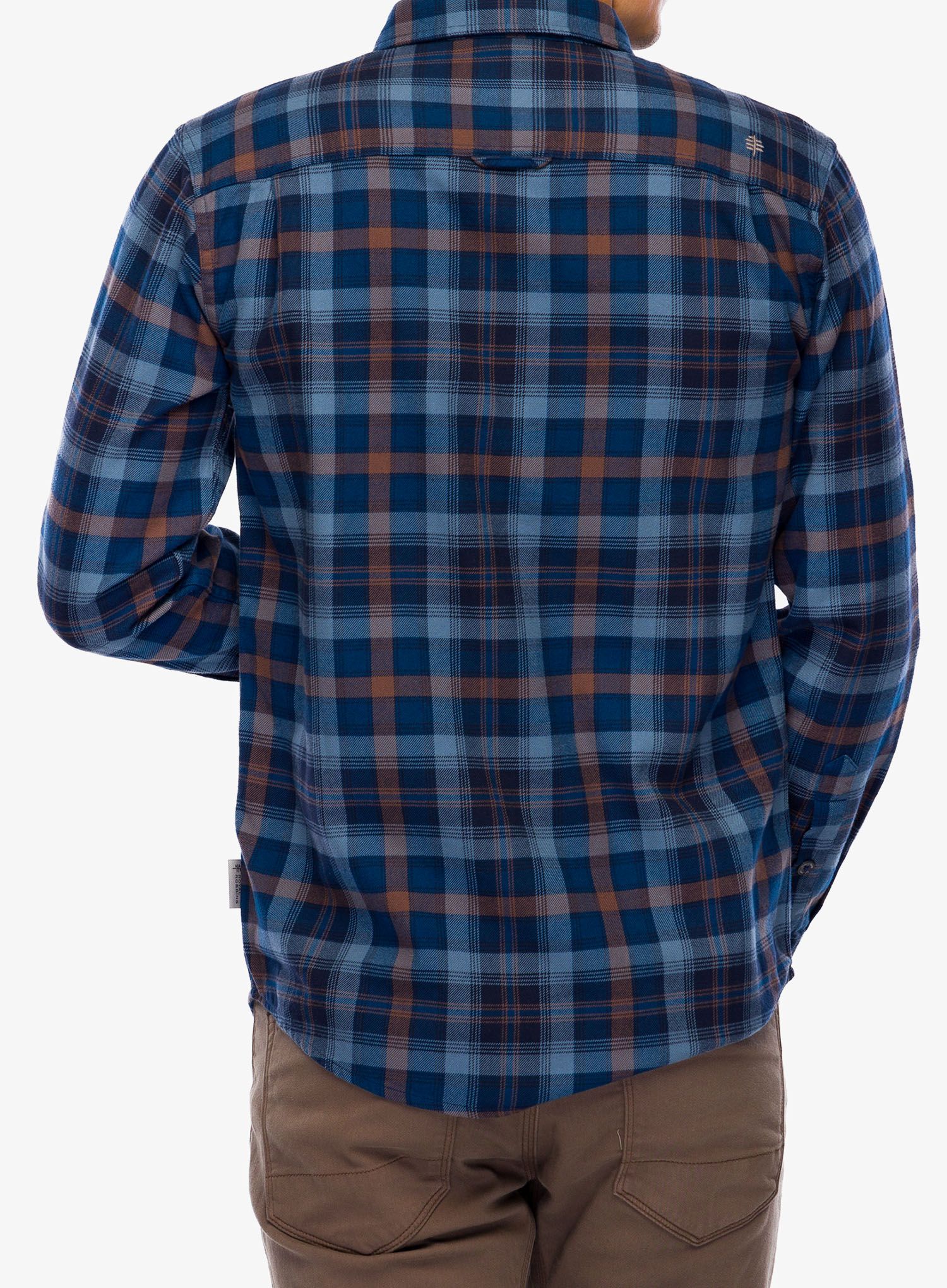 Turistická košile Royal Robbins Lieback Organic Cotton Flannel LS - bistre tahoe pld